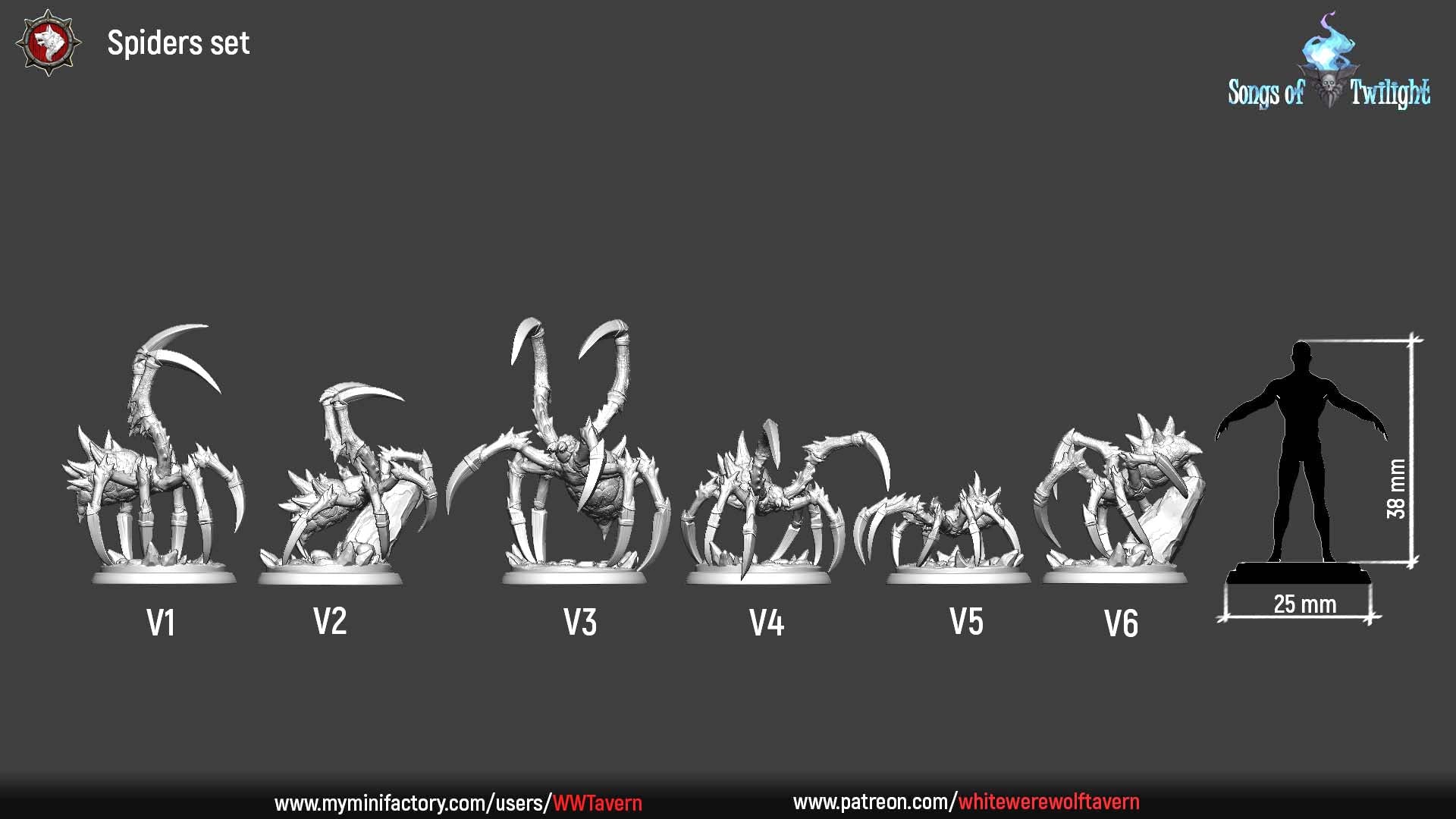 Spiders - aus der Reihe Songs of Twilight von White Werewolf Tavern