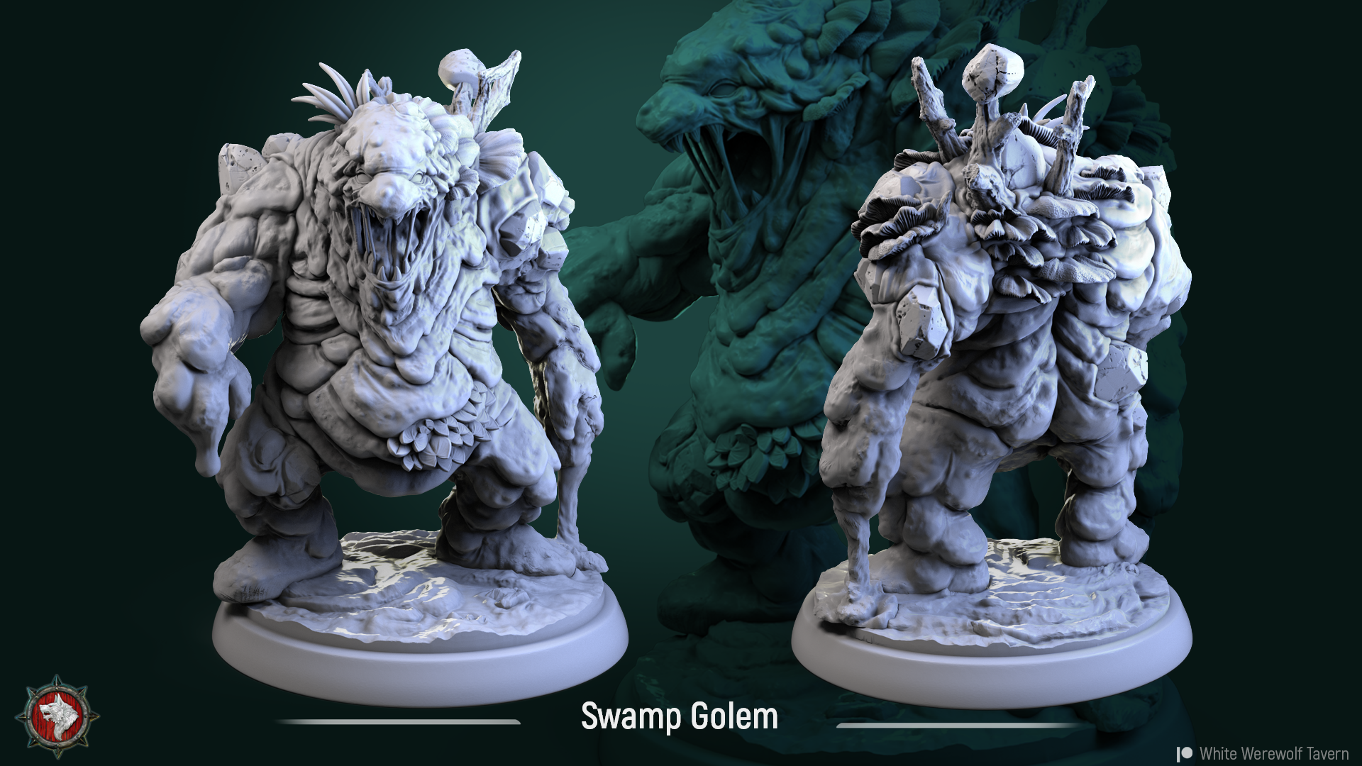 Swamp Golem - aus der Reihe The Unholy Trinity von White Werewolf Tavern