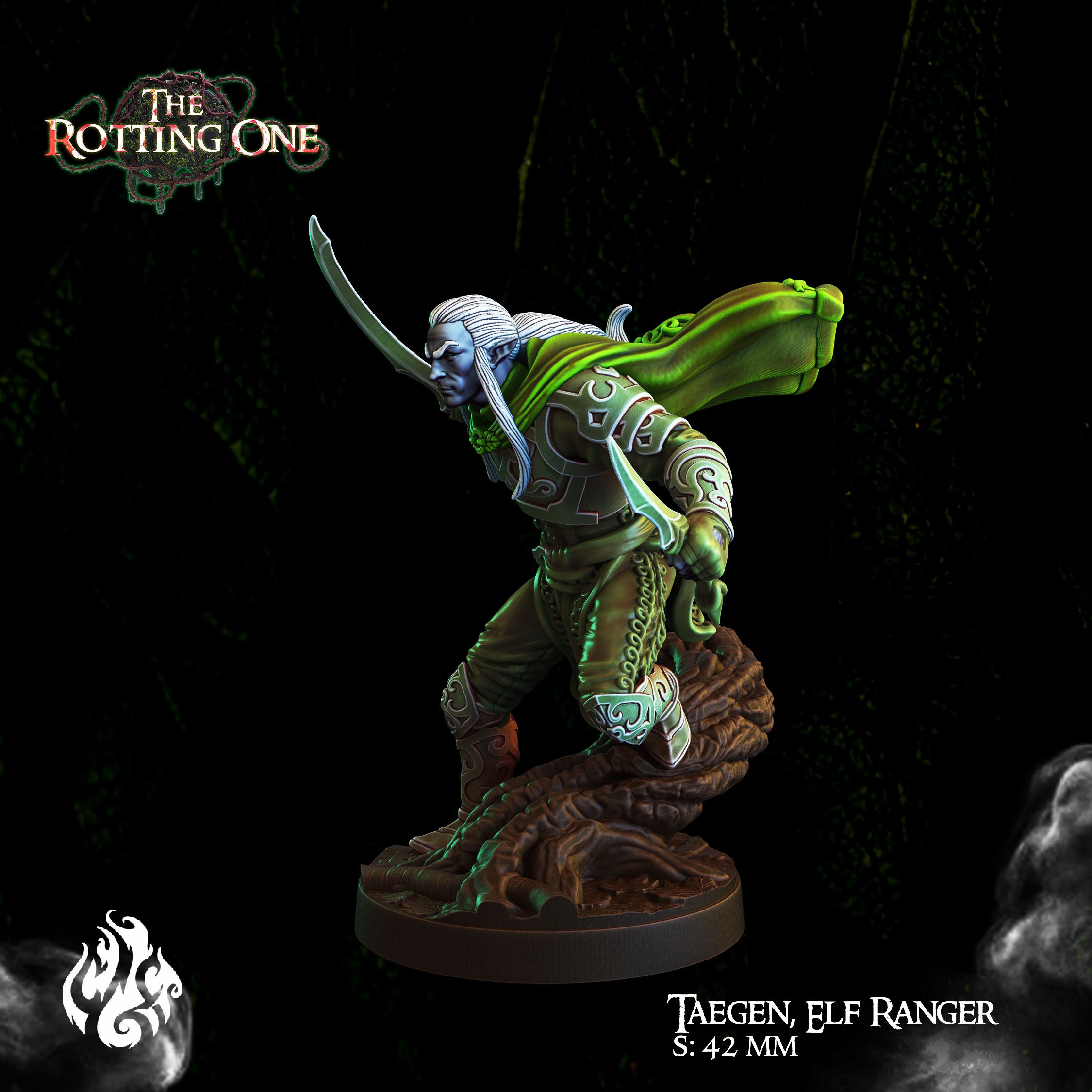 Days of Elf Ranger - from The Rotting One series by Crippled God Foundry