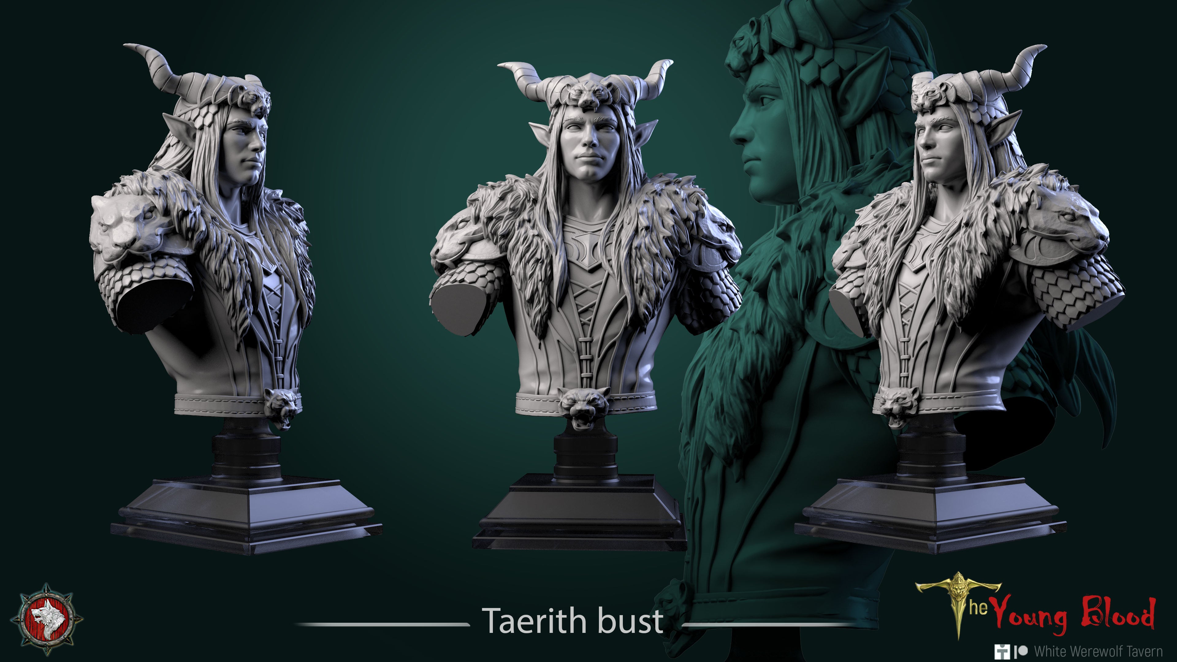 Taerith - Bust aus der Reihe The Young Blood von White Werewolf Tavern