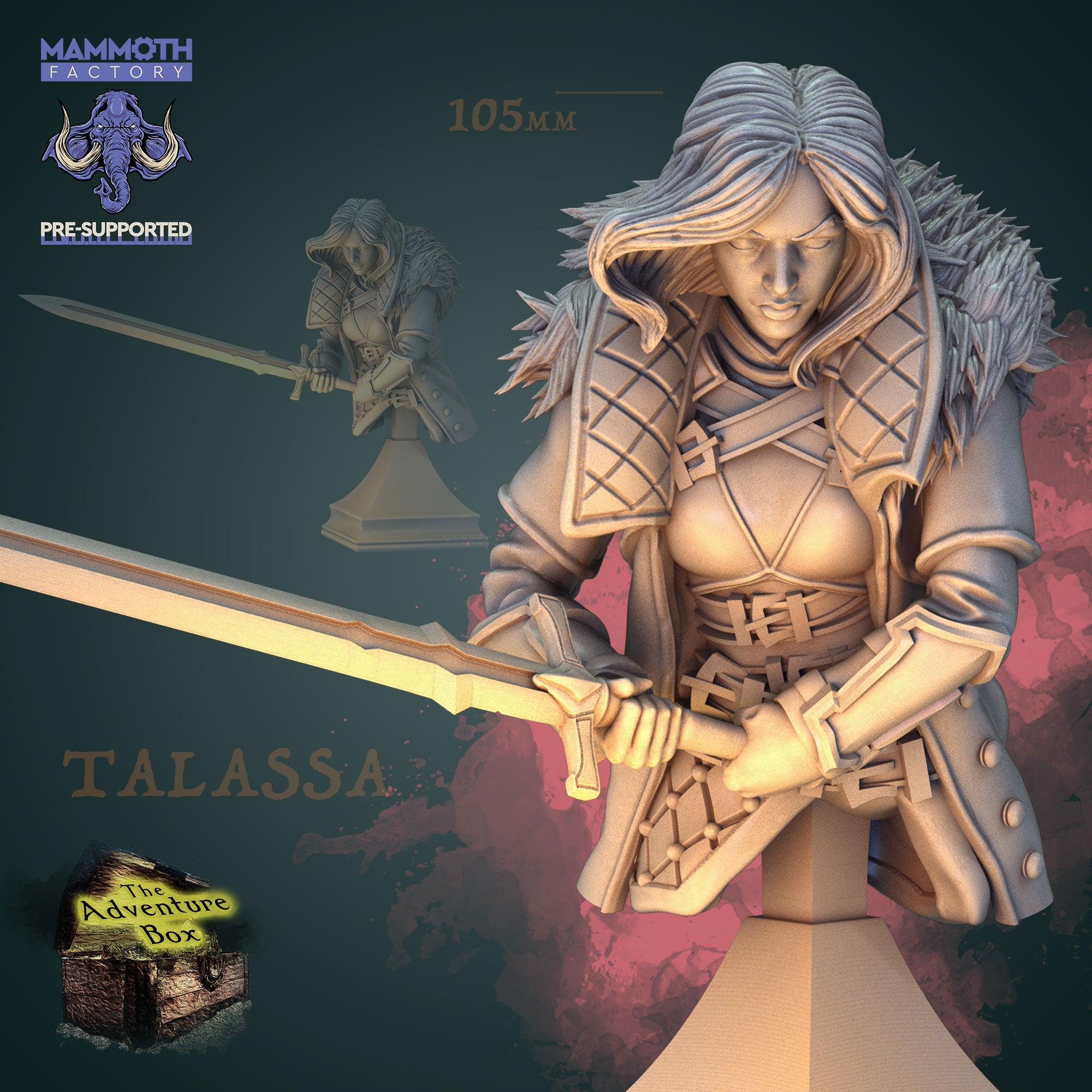 Medhren Iceslice - Bust by Daybreak Miniatures