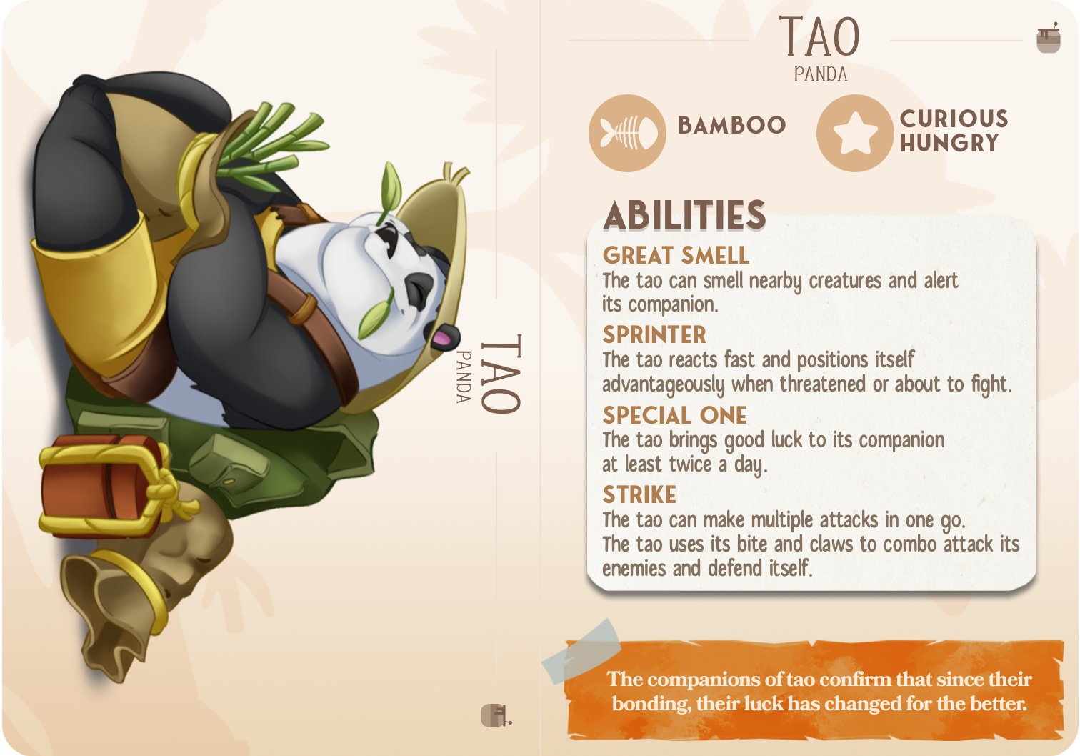 Panda - Bears - Tao - Animal Companions by Cornelia - Cast n Play