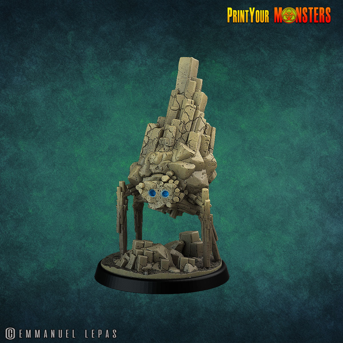 Basalt Terranid - aus der Reihe Basalt Pack von Print Your Monsters