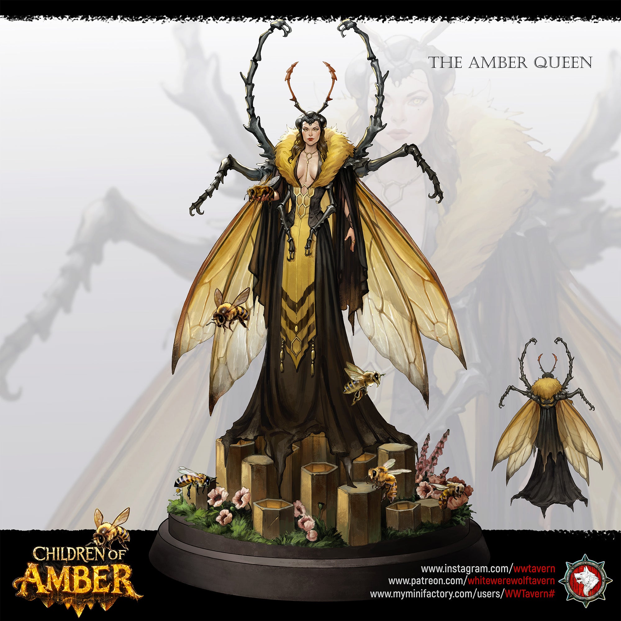 Amber Queen - Children of Amber - White Werewolf Tavern