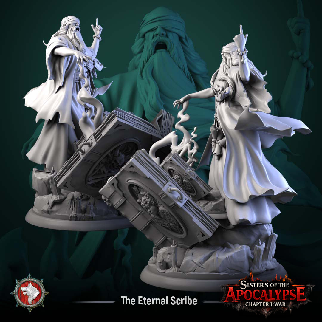 The Eternal Scribe- Sisters of the Apocalypse - War - White Werewolf Tavern