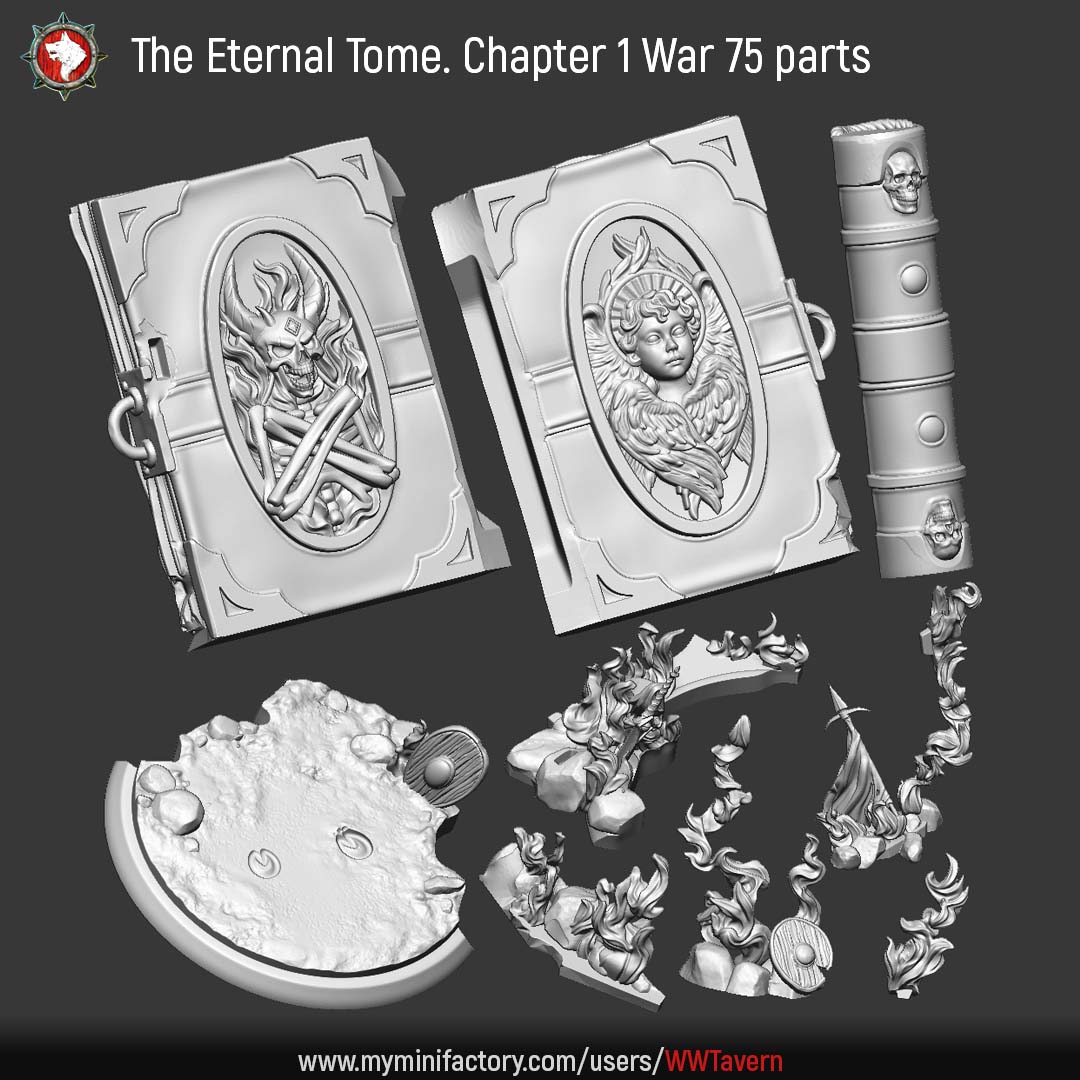 War on Horse on the Eternal Tome - Sisters of the Apocalypse - War - White Werewolf Tavern