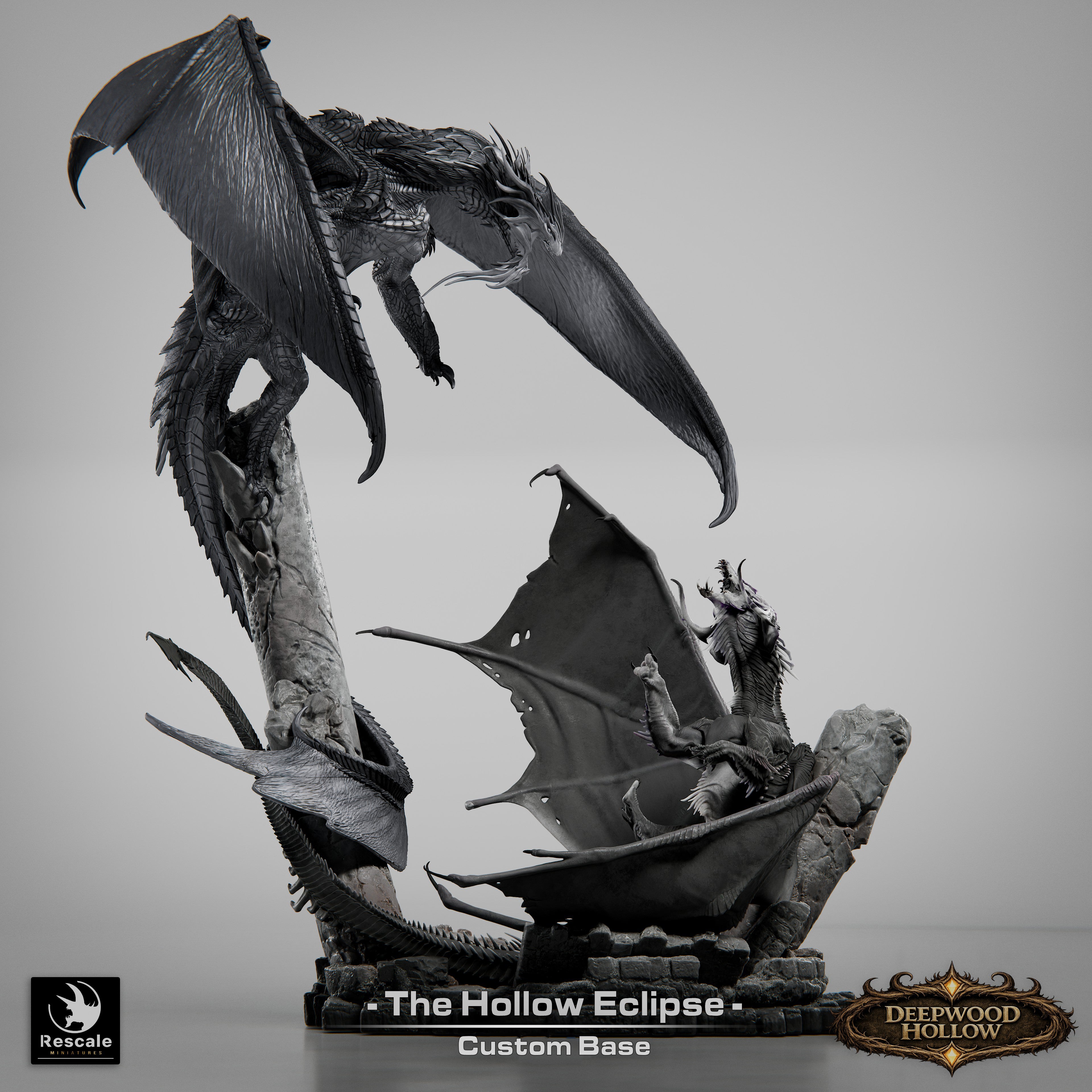 Hollow Eclipse, Battle of Dragons - Deepwood Hollow - Rescale Miniatures