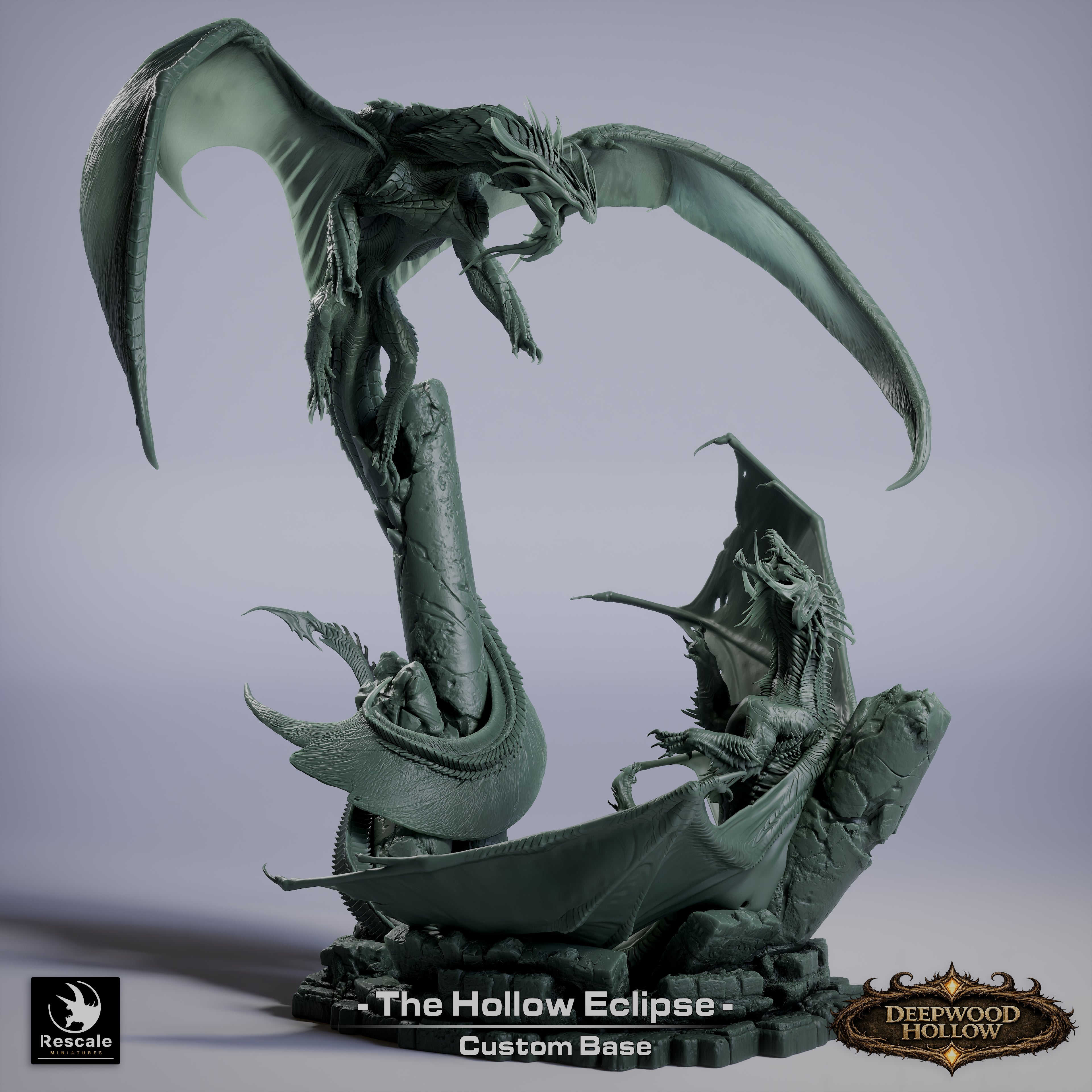 Hollow Eclipse, Battle of Dragons - Deepwood Hollow - Rescale Miniatures