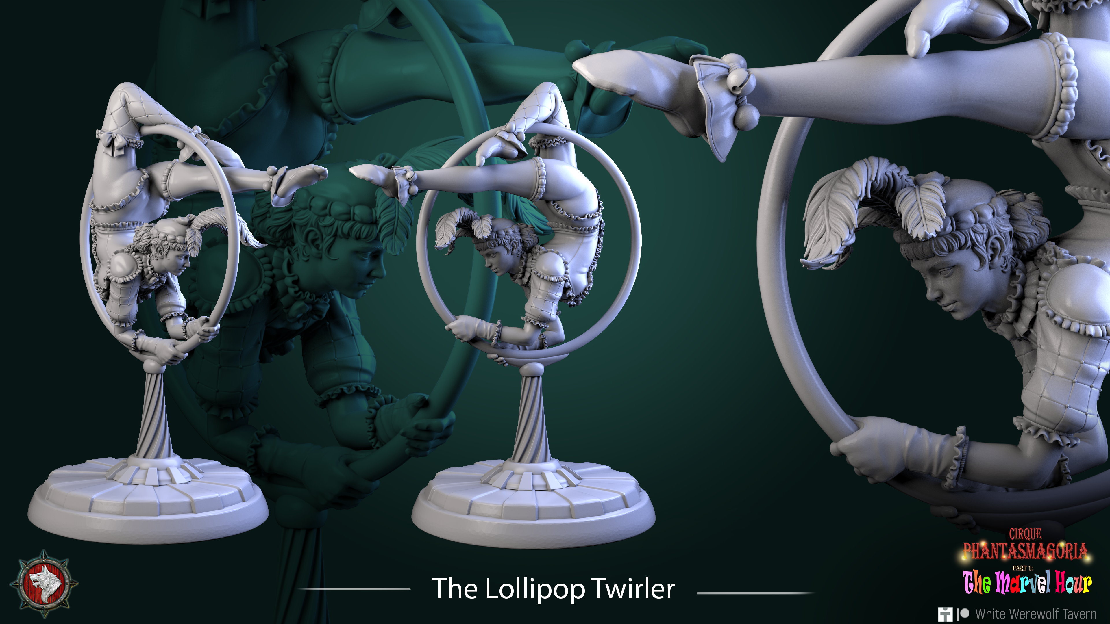 Le Lollipop Twirler - de la série Cirque Phantasmagoria 1 par White Werewolf Tavern
