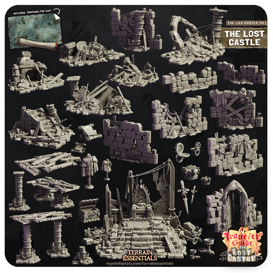 The Lost Castle - von Terrain Essentials by Cast n Play