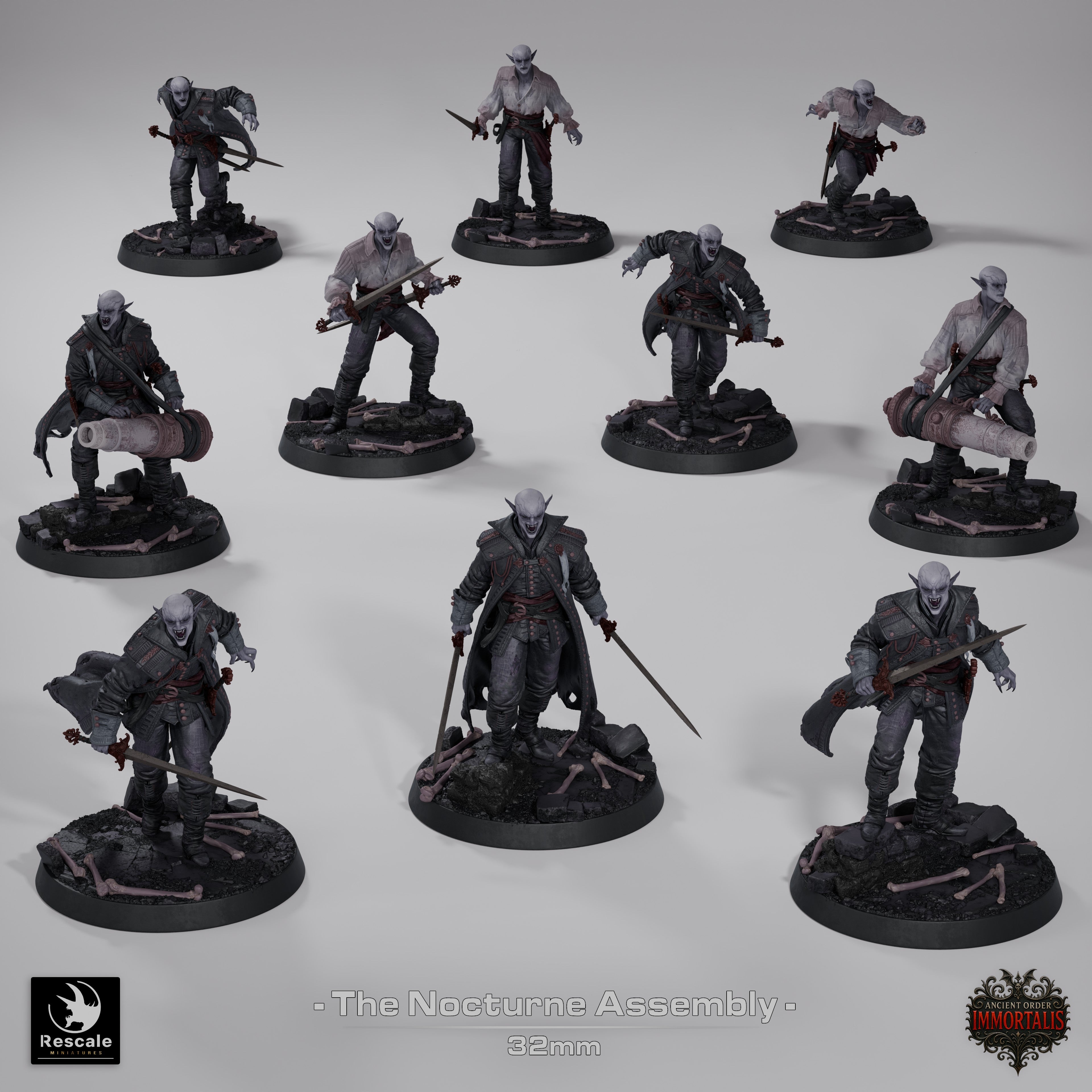 Nocturne Assembly Mini - aus der Reihe Ancient Order Immortalis von Rescale Miniatures