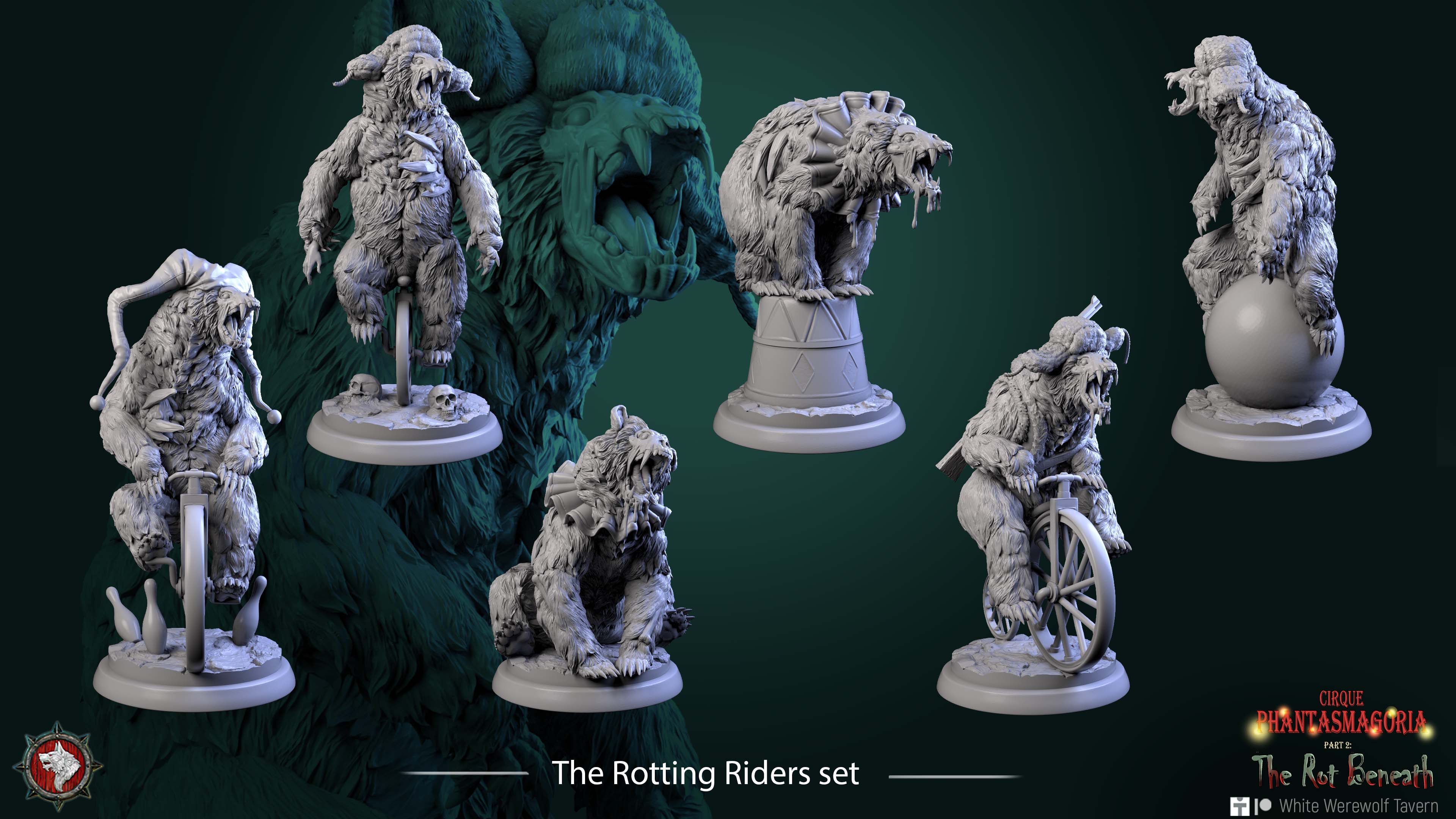 The Celestine Spinners - from the Cirque Phantasmagoria 1 series by White Werewolf Tavern