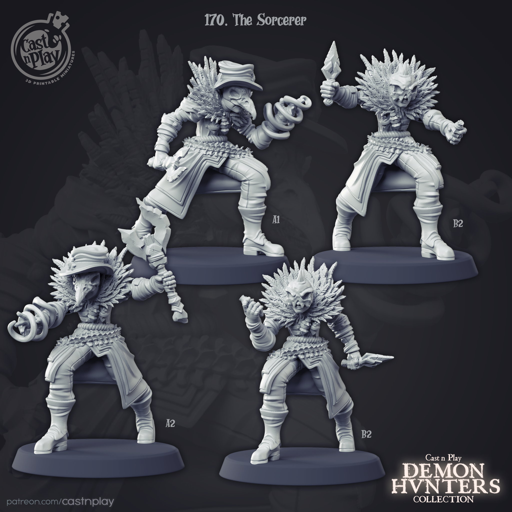 Multi Armed Demon - from the Demon Hunters series by Cast n Play