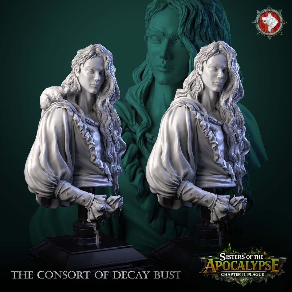 Consort of Decay Bust - Sisters of the Apocalypse - Plague - White Werewolf Tavern