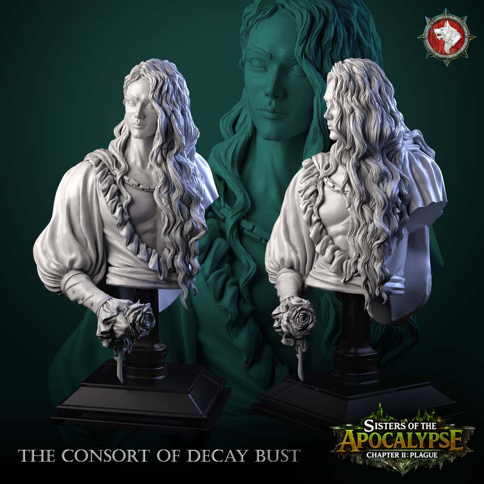 Consort of Decay Bust - Sisters of the Apocalypse - Plague - White Werewolf Tavern