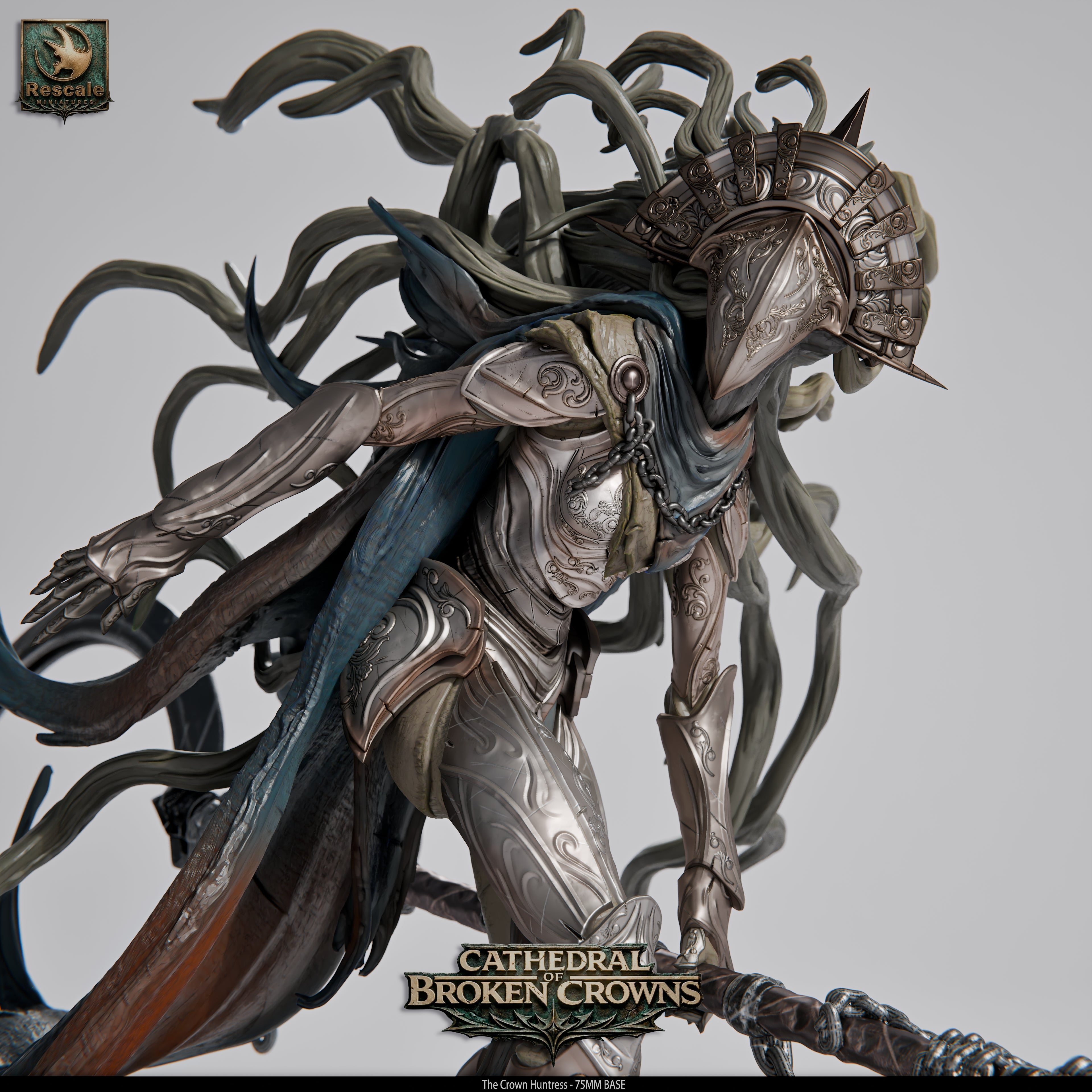Crown Huntress - Cathedral of Broken Crowns - Rescale Miniatures