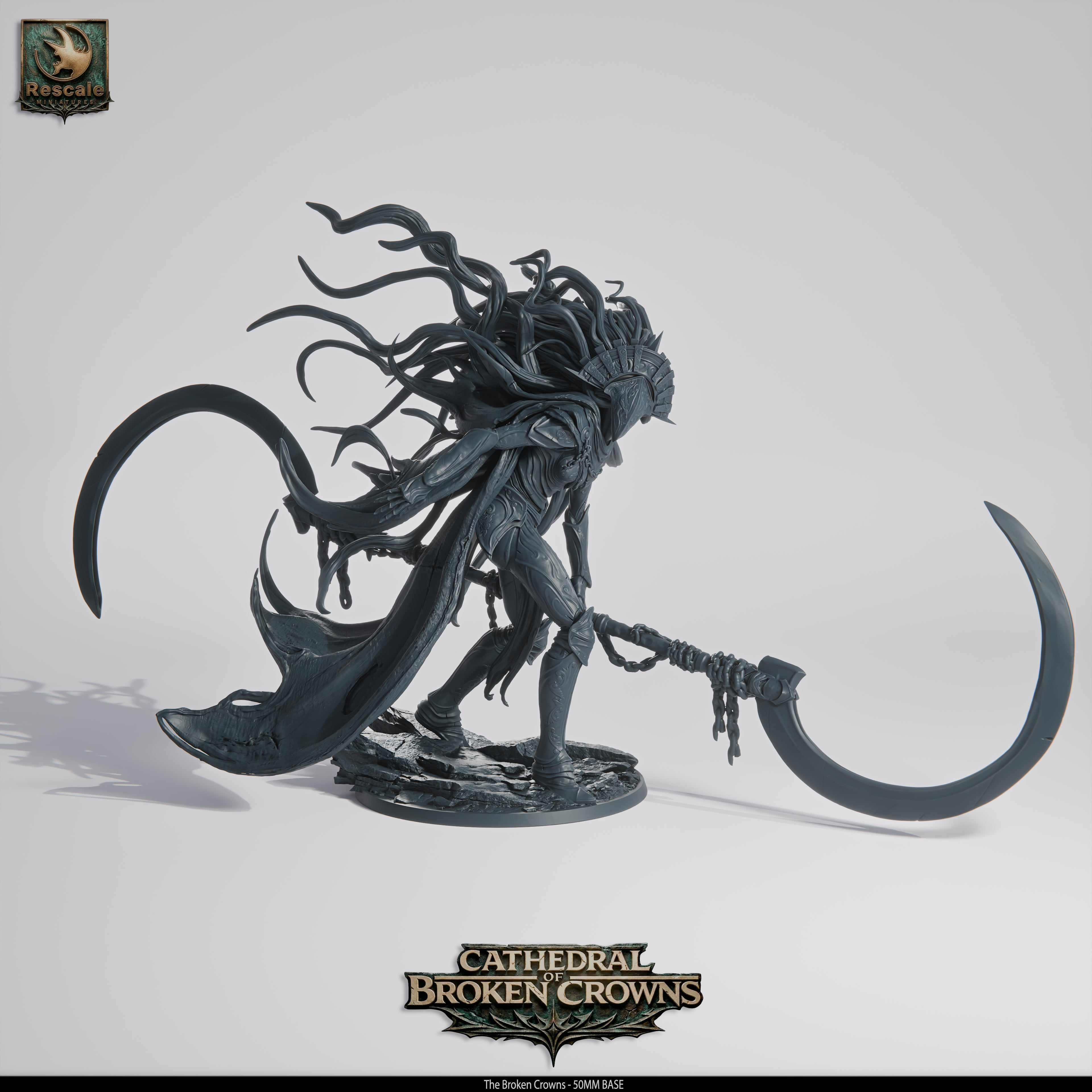 Crown Huntress - Cathedral of Broken Crowns - Rescale Miniatures