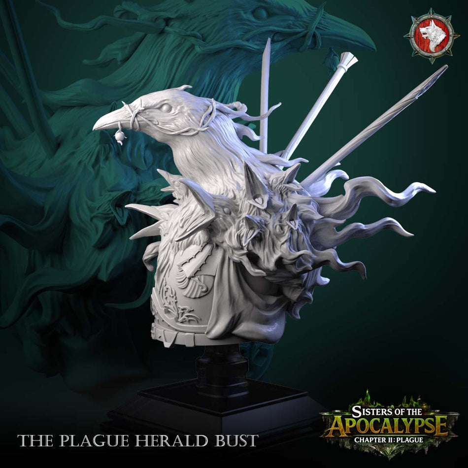Plague Herald Bust - Sisters of the Apocalypse - Plague - White Werewolf Tavern