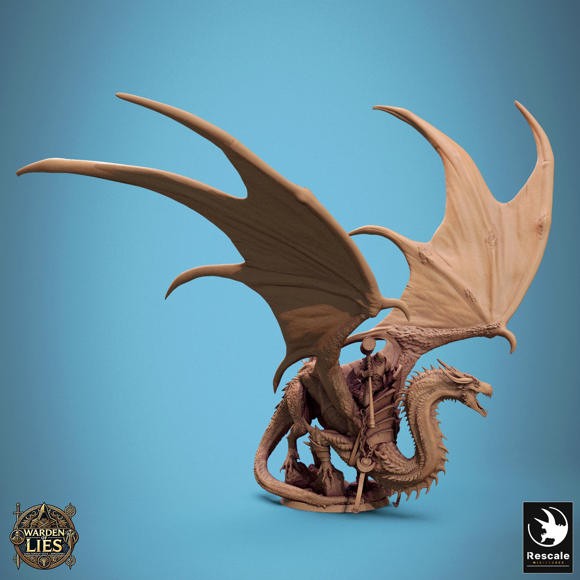 Thorn Dragon - aus der Reihe Warden of Lies von Rescale Miniatures