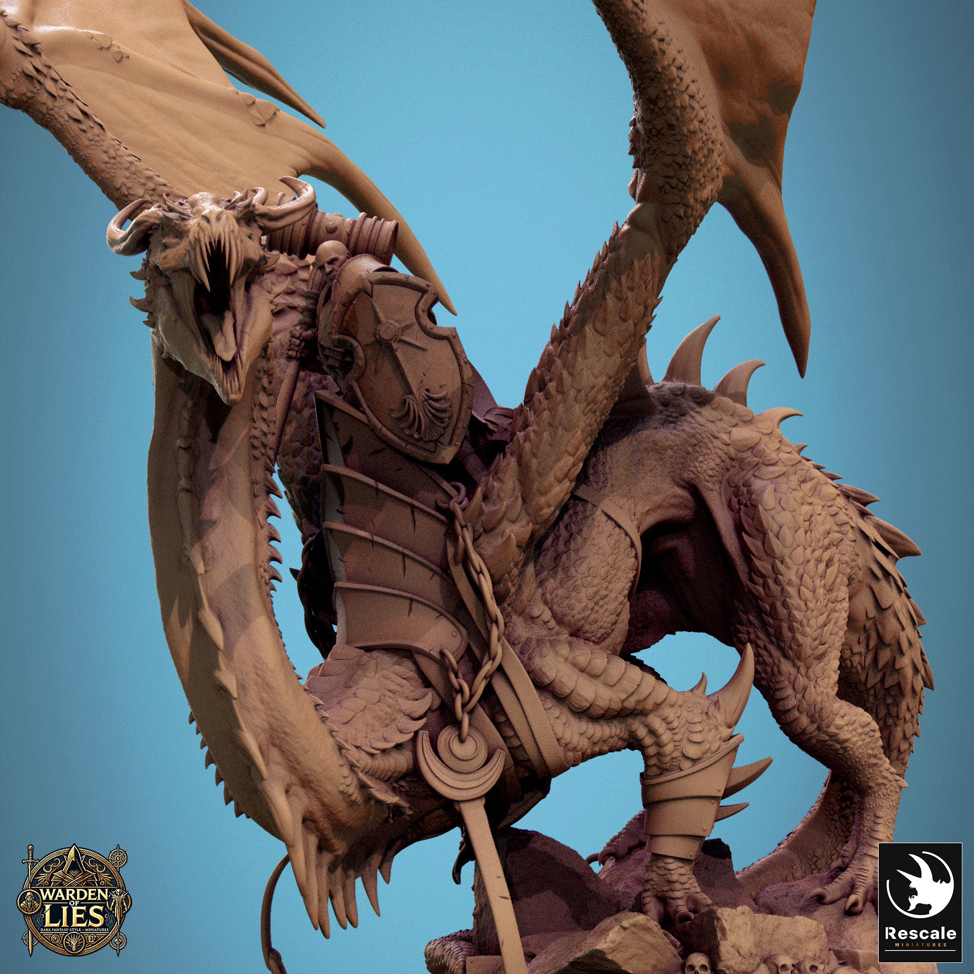Thorn Dragon - aus der Reihe Warden of Lies von Rescale Miniatures