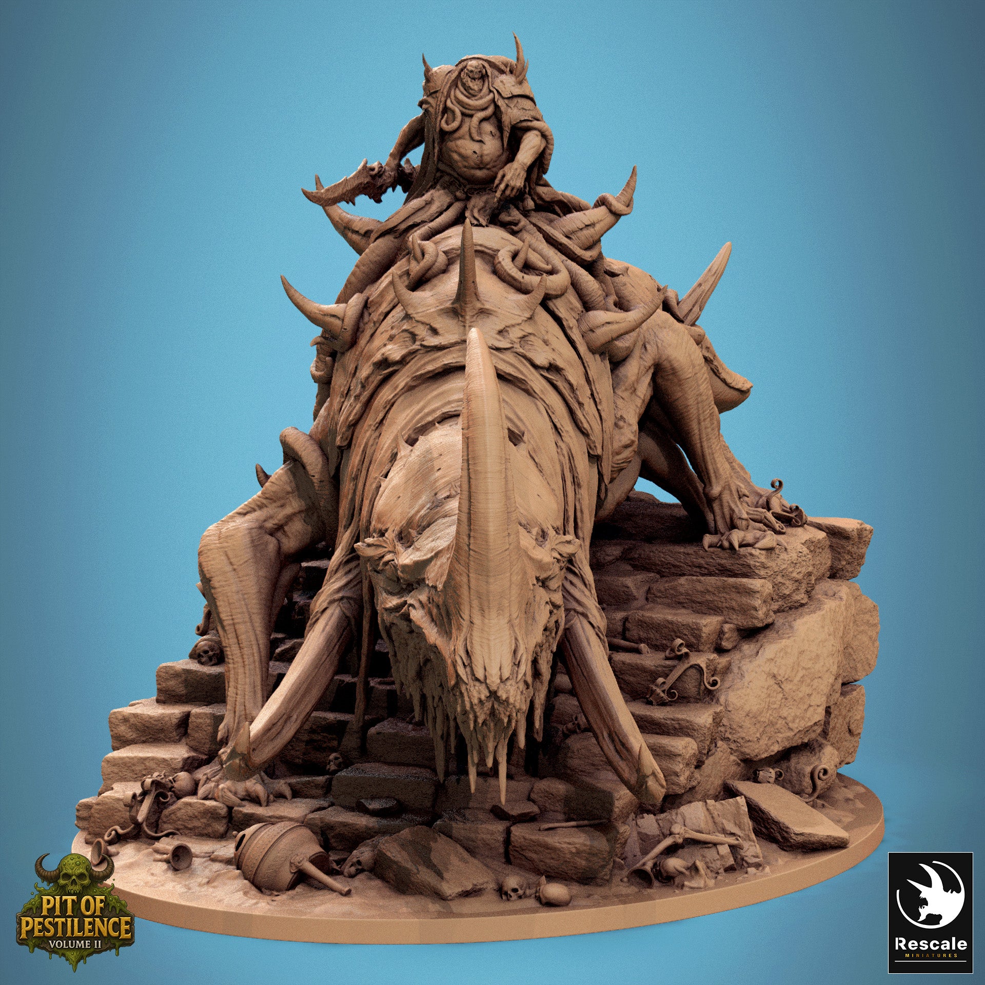 Tyrant Of The Mawcoil - aus der Reihe Pit Of Pestilence II von Rescale Miniatures