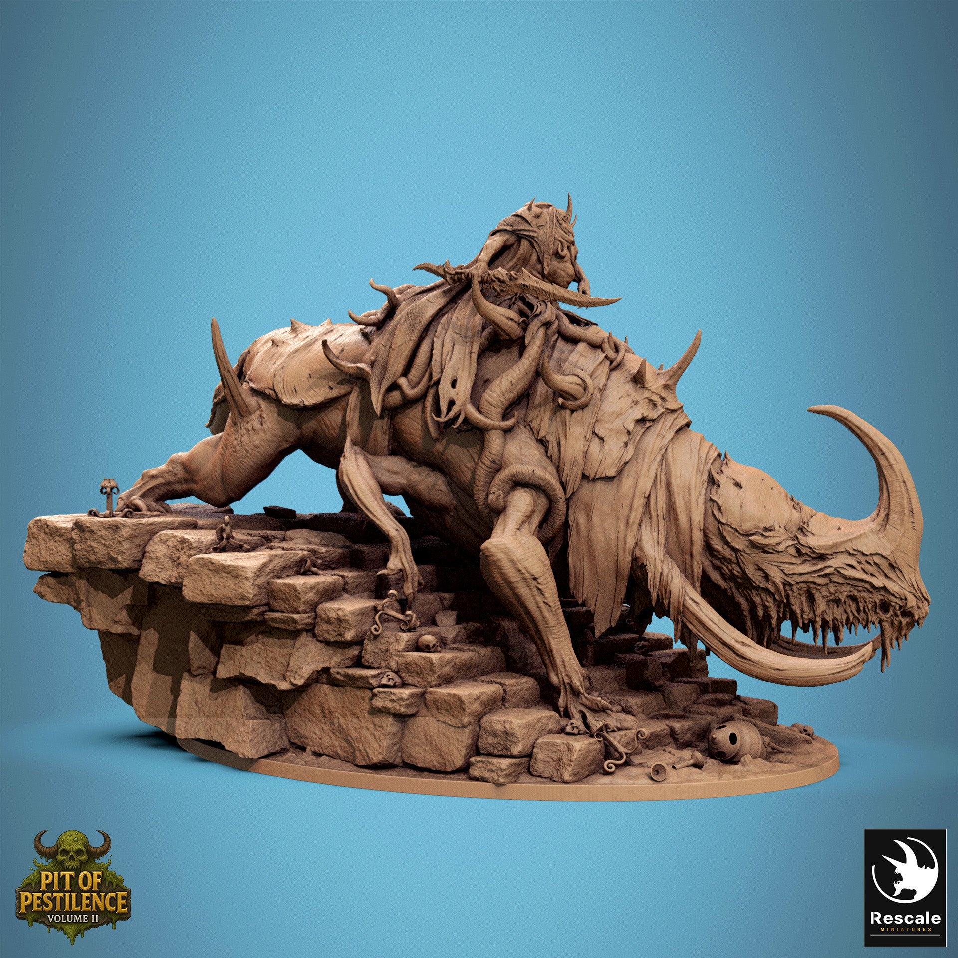 Tyrant Of The Mawcoil - aus der Reihe Pit Of Pestilence II von Rescale Miniatures