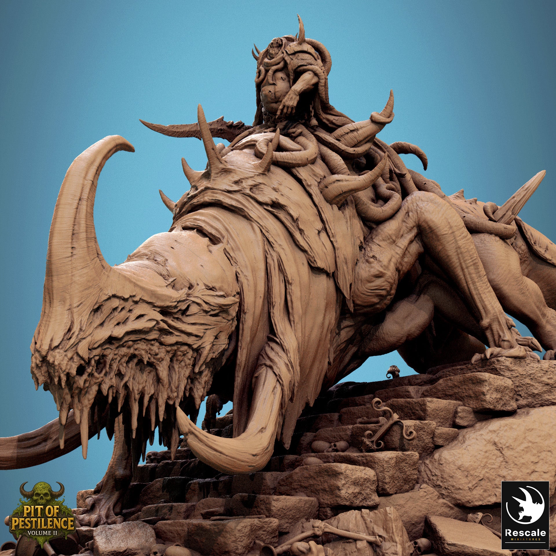 Tyrant Of The Mawcoil - aus der Reihe Pit Of Pestilence II von Rescale Miniatures