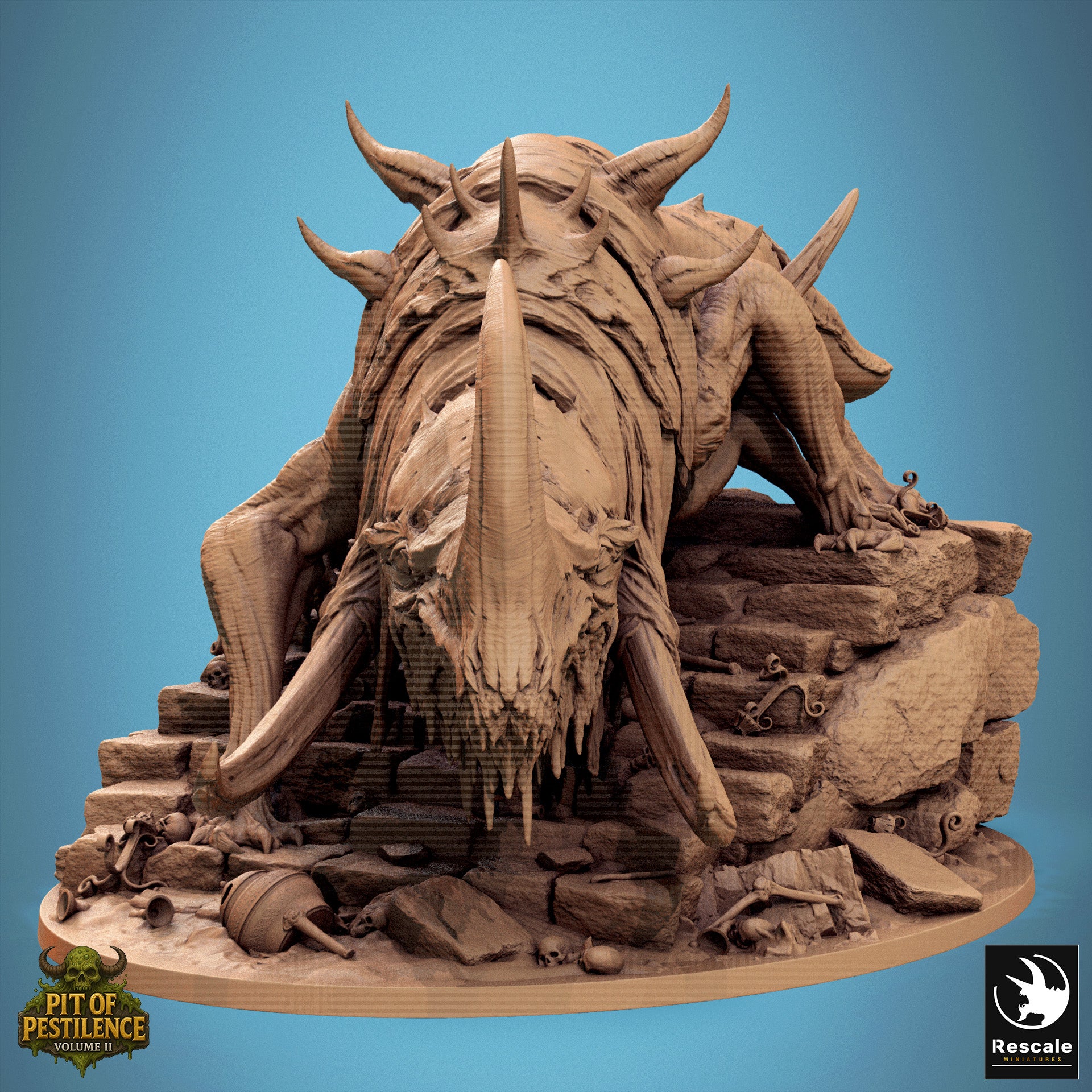 Tyrant Of The Mawcoil - aus der Reihe Pit Of Pestilence II von Rescale Miniatures