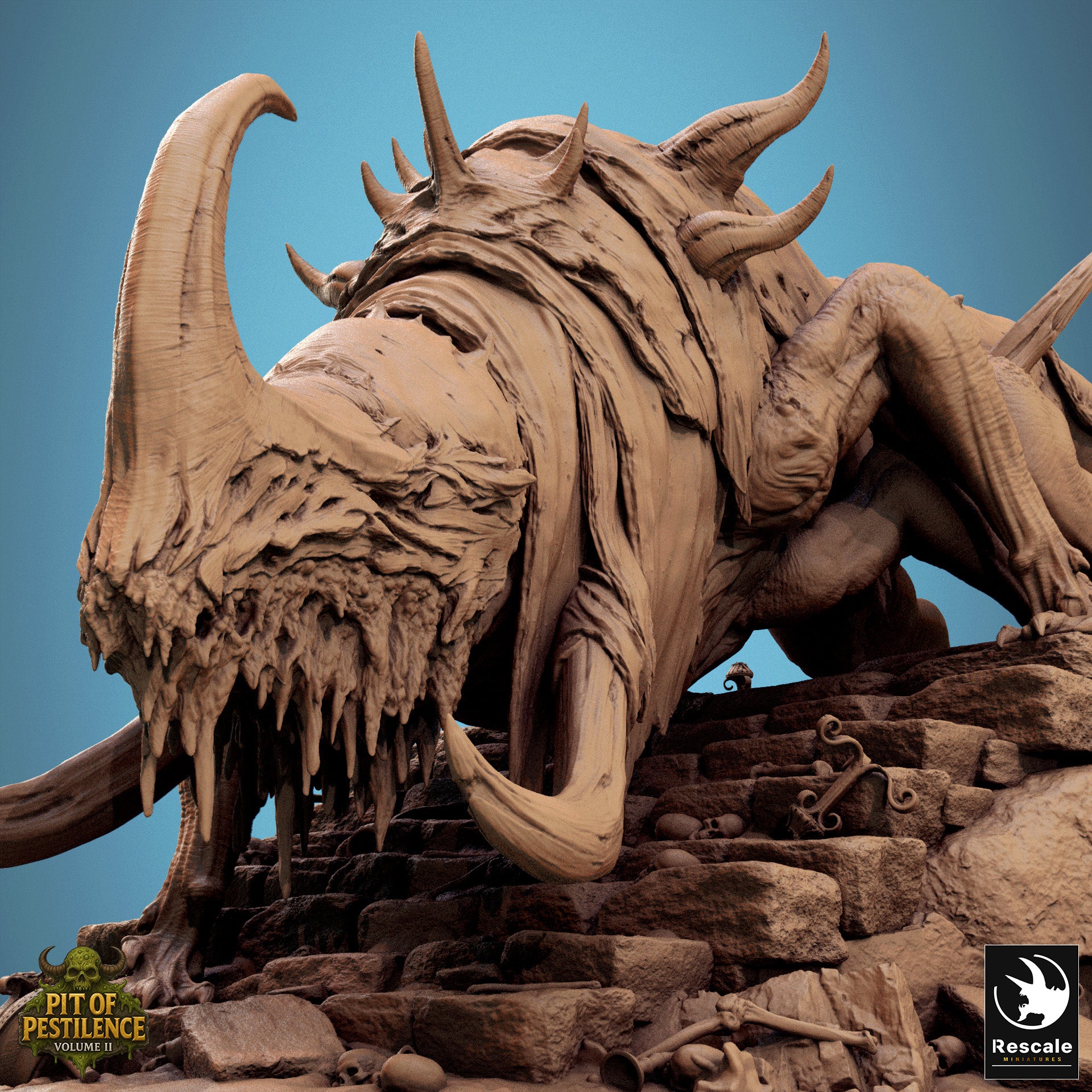 Tyrant Of The Mawcoil - aus der Reihe Pit Of Pestilence II von Rescale Miniatures