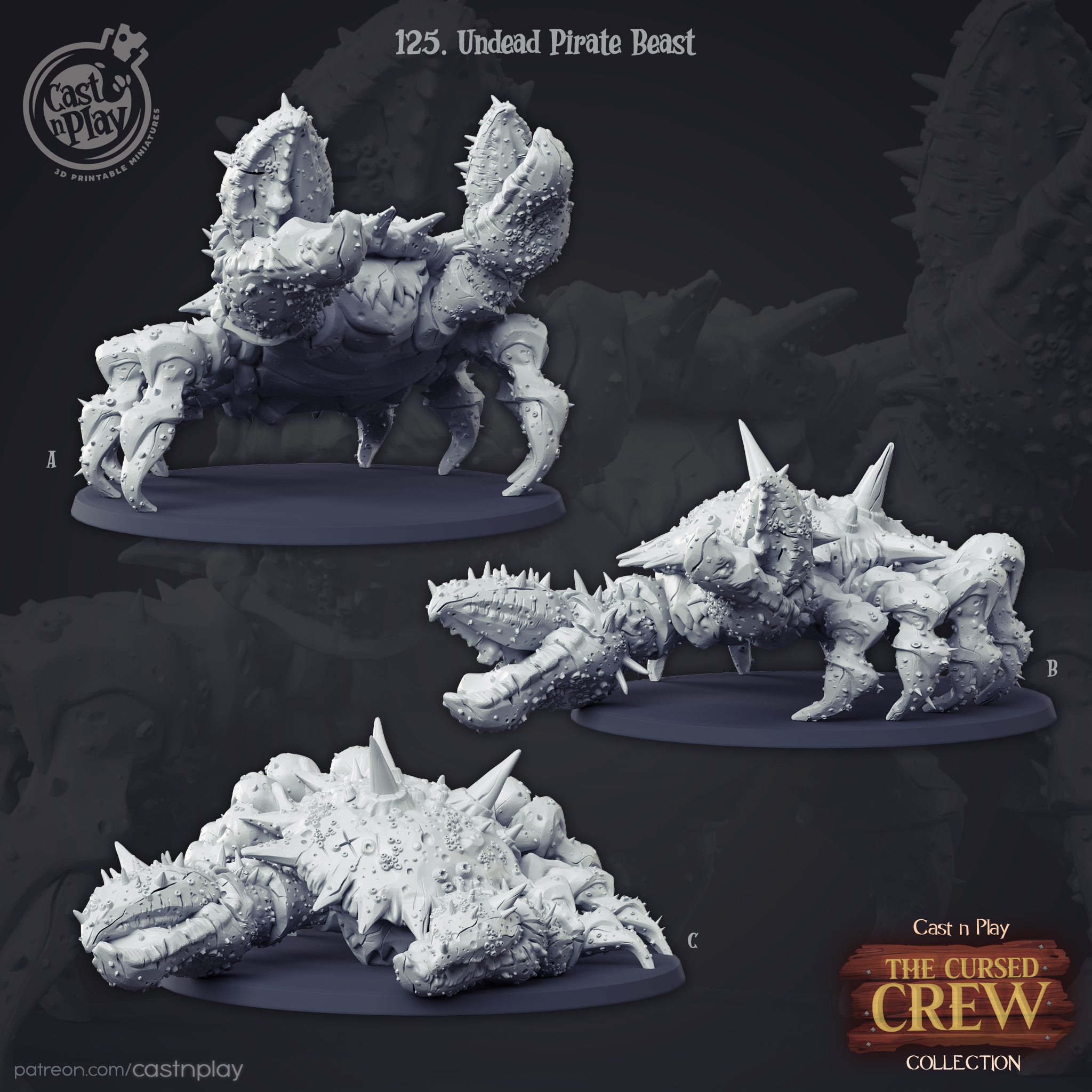 Pirates morts-vivants - de la série The Cursed Crew par Cast n Play