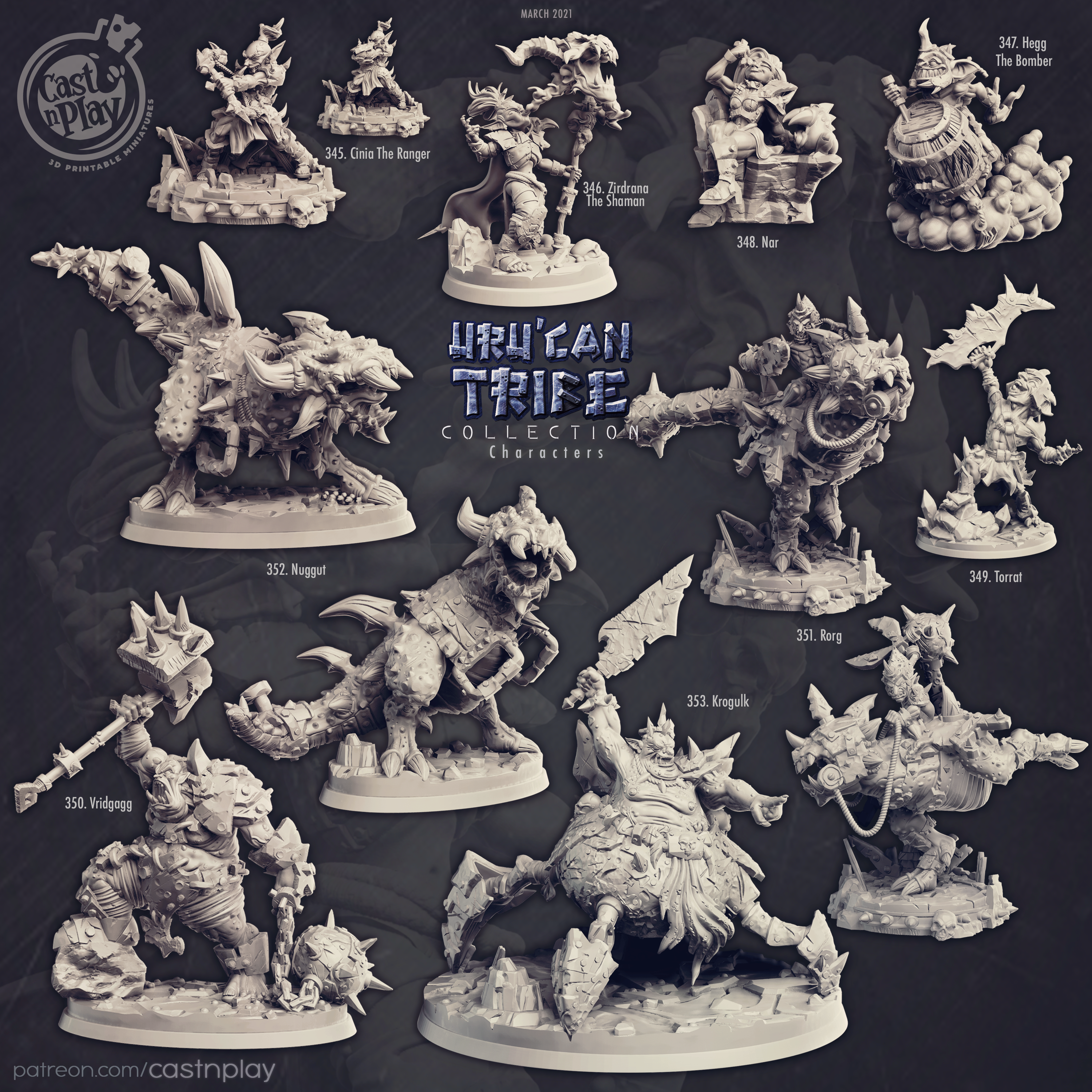 Nuggut - from the Uru Can Tribe series by Cast n Play