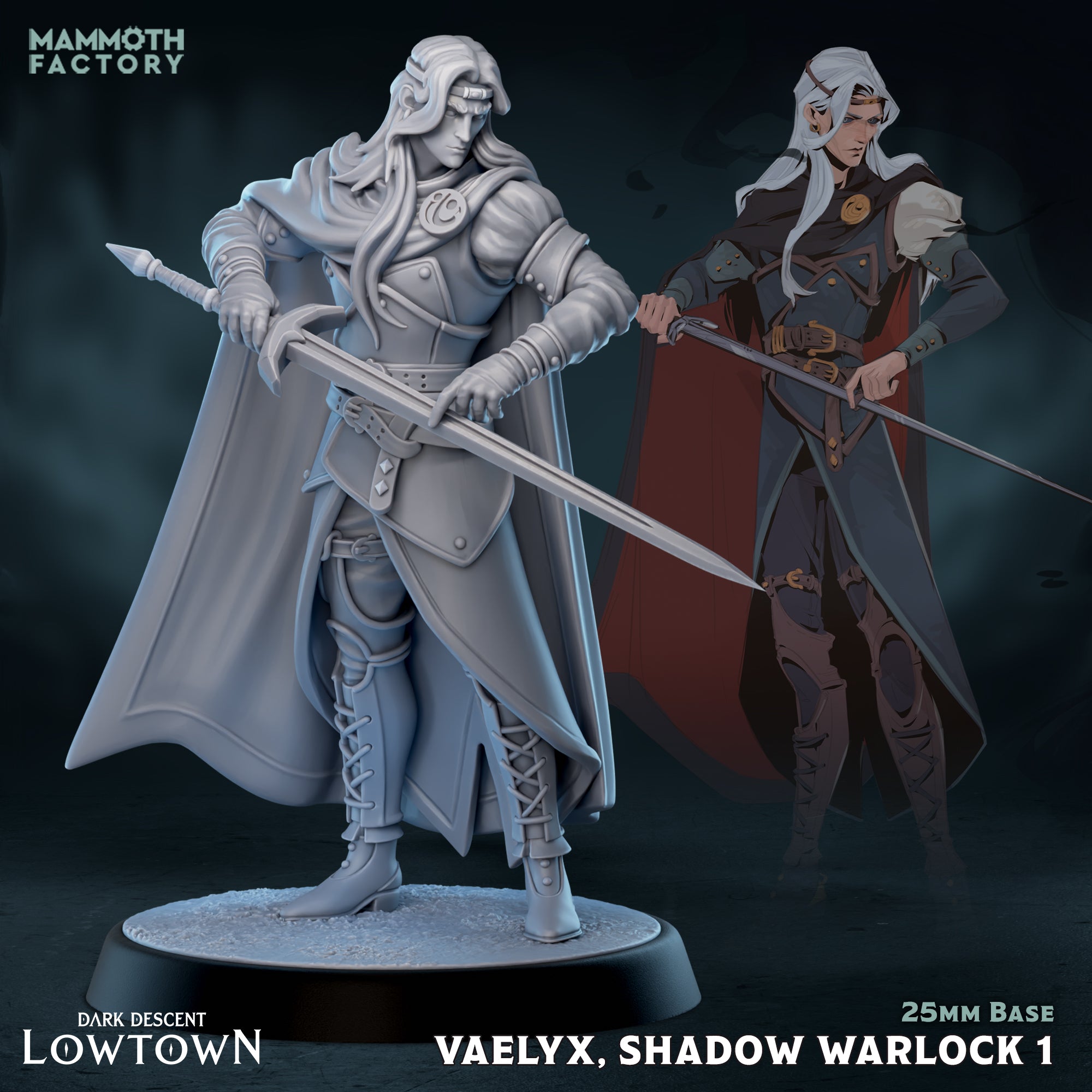 Vaelyx Shadow Warlock - Lowtown - Dark Descent - Mammoth Factory