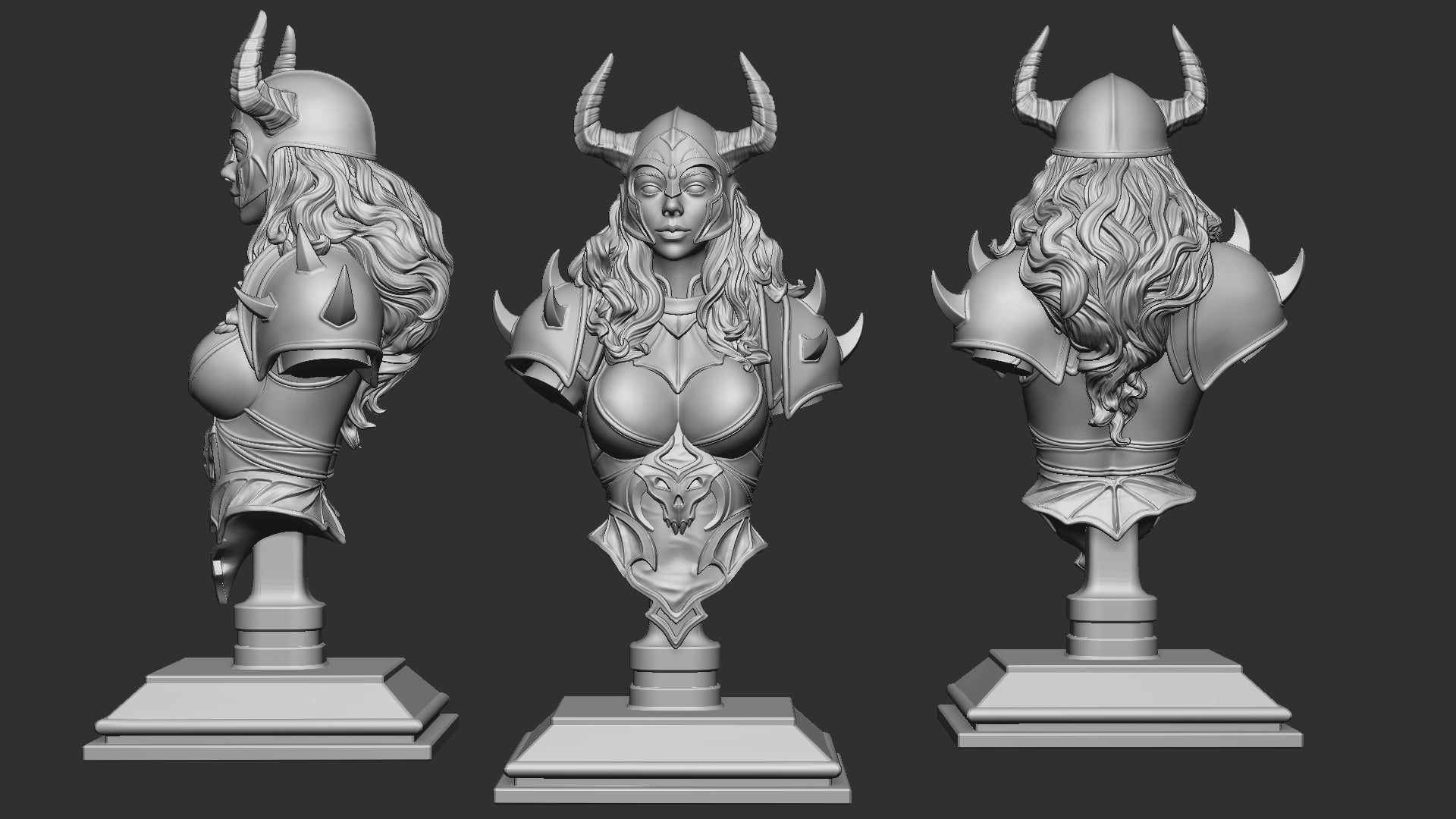 Valkyrie Bust - White Werewolf Tavern