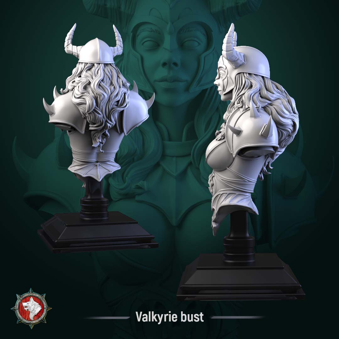 Valkyrie Bust - White Werewolf Tavern