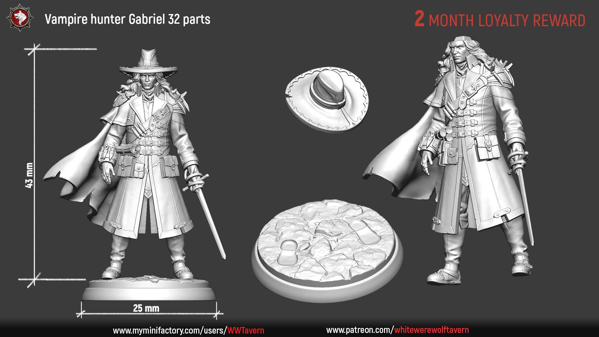 Gabriel, chasseur de vampires - de la taverne du loup-garou blanc