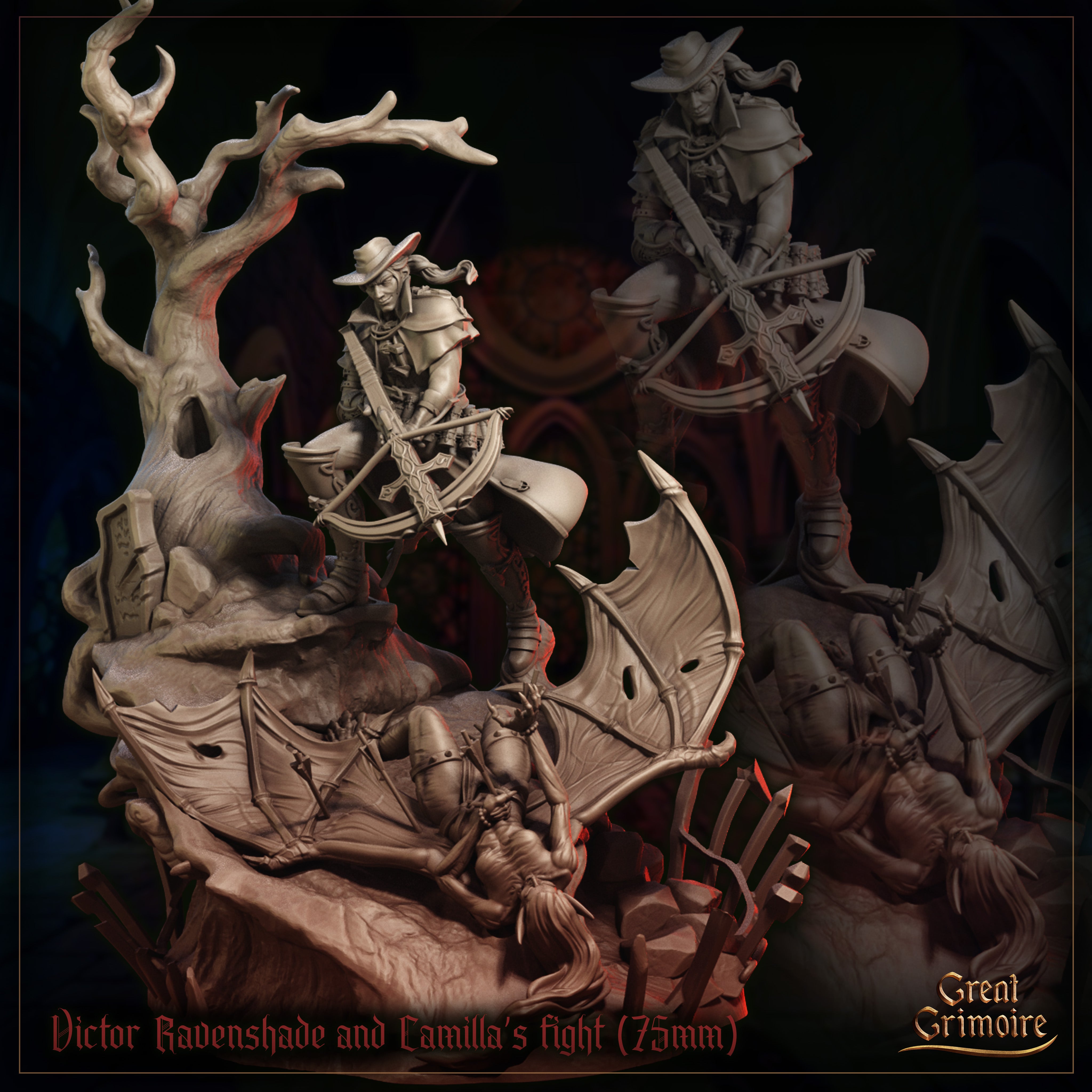 Victor Ravenshade & Camillas Fight - aus der Reihe Shadows on the Blood Moon von Great Grimoire