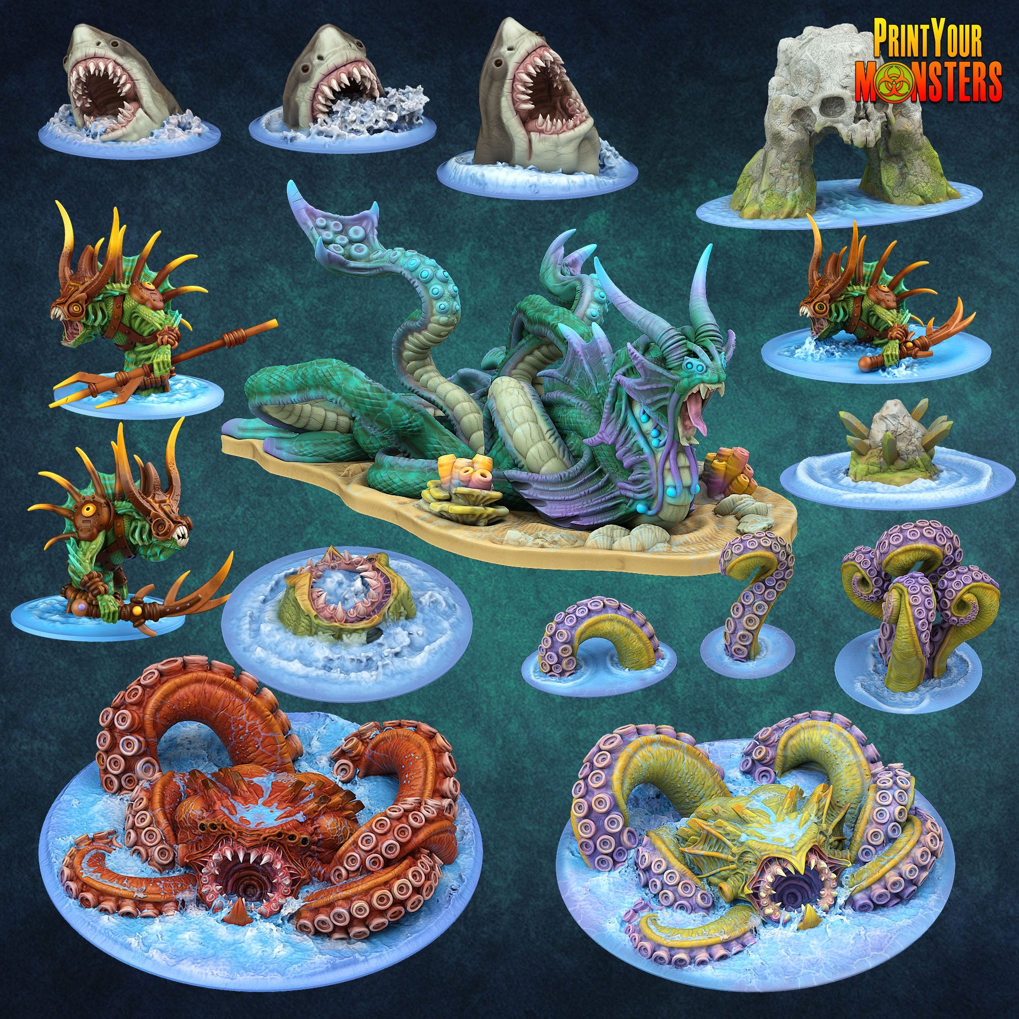 Kraken - aus der Reihe Ozean Pack von Print Your Monsters