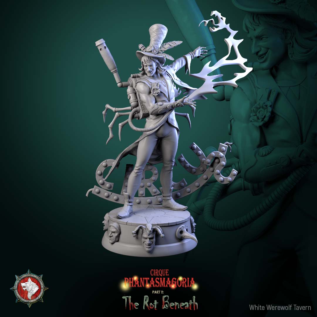 Clatterjack Cobblecart - from the Cirque Phantasmagoria 1 series by White Werewolf Tavern