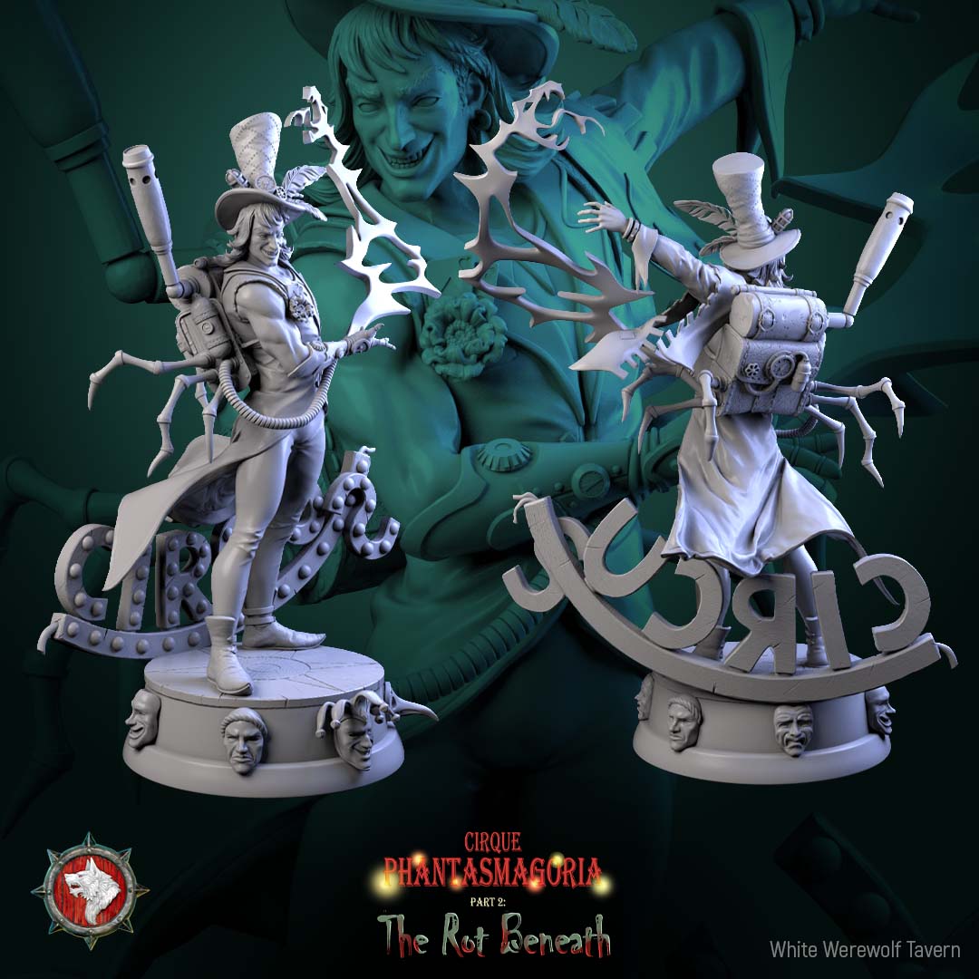 Clatterjack Cobblecart - de la série Cirque Phantasmagoria 1 par White Werewolf Tavern