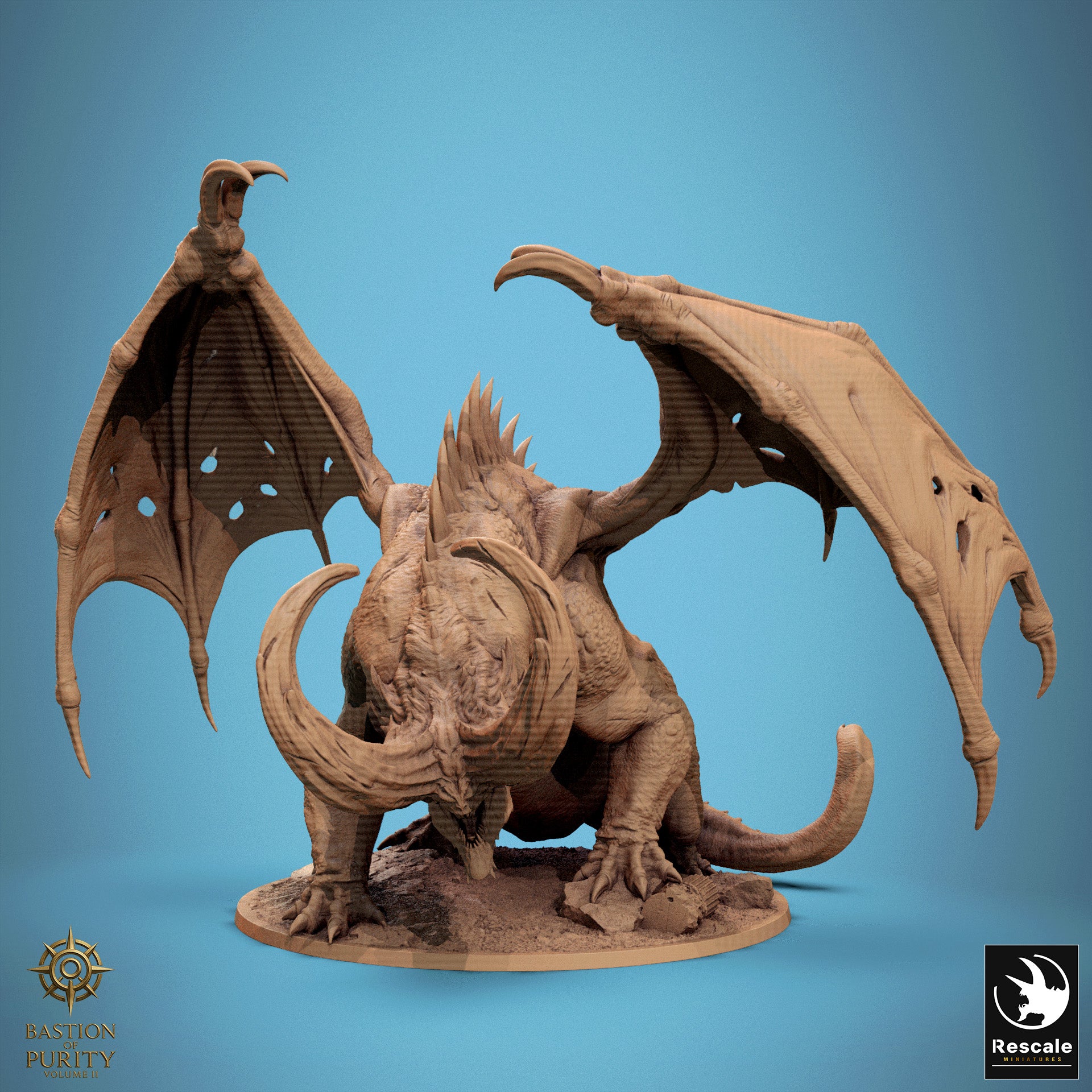 Infernal Dragon Vorrak Thul - aus der Reihe Legion of the Damned von Rescale Miniatures