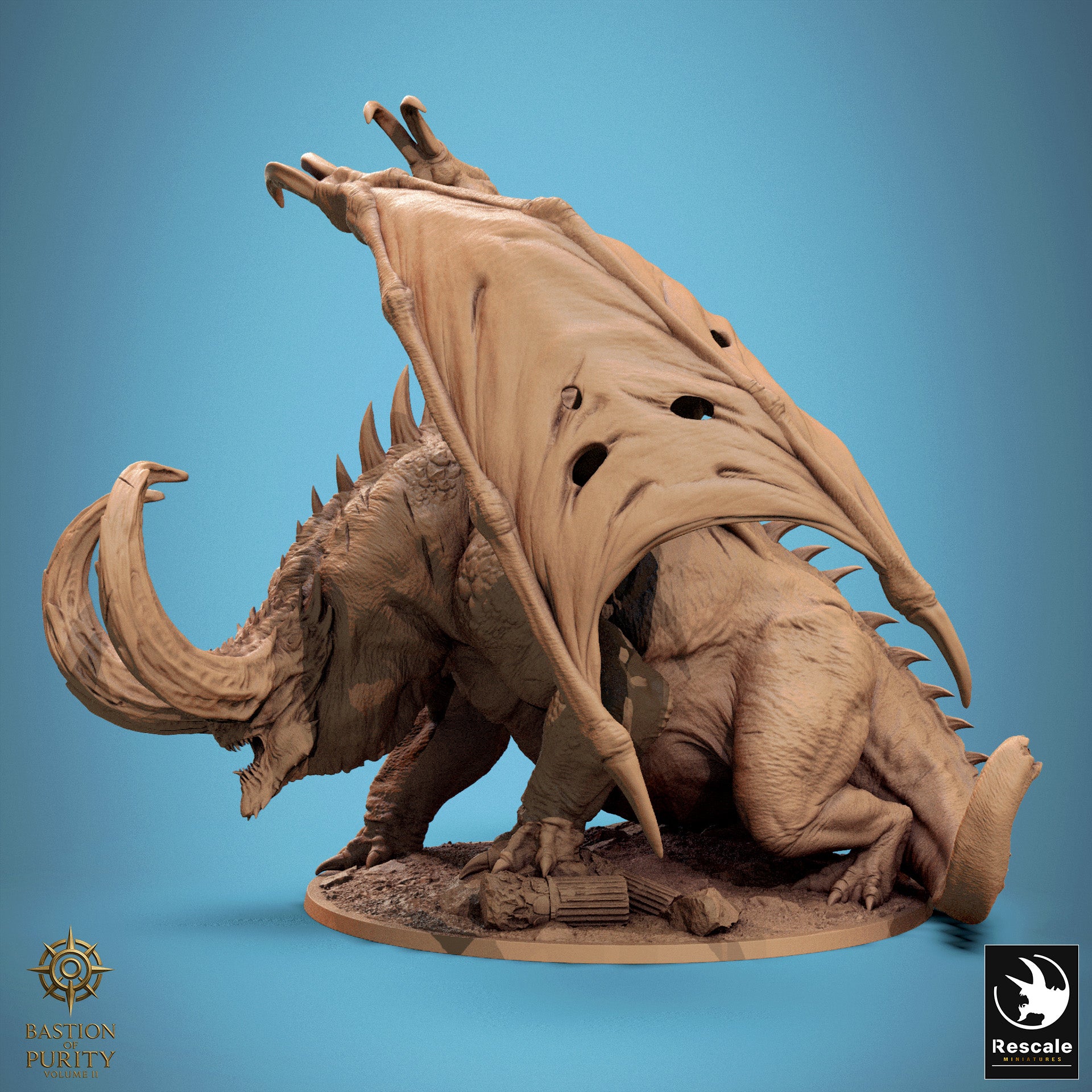 Infernal Dragon Vorrak Thul - aus der Reihe Legion of the Damned von Rescale Miniatures