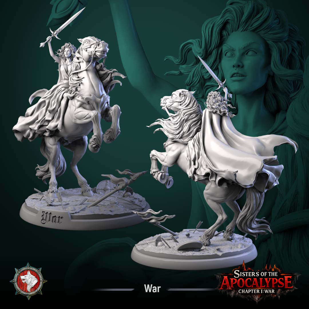 War on Horse - Sisters of the Apocalypse - War - White Werewolf Tavern