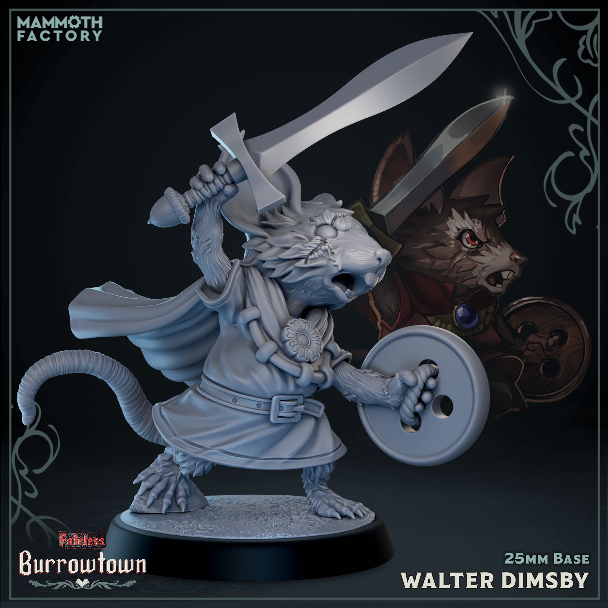 Walter, Merrik & Mouthuselah Dimsby - Fateless - Burrowtown - Mammoth Factory