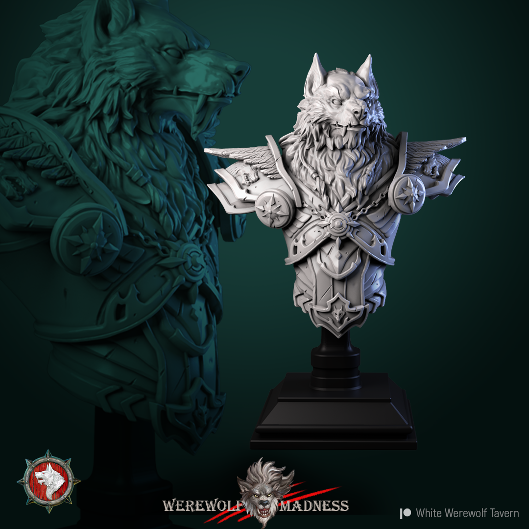 Werewolf - Bust aus der Reihe Werewolf Madness von White Werewolf Tavern