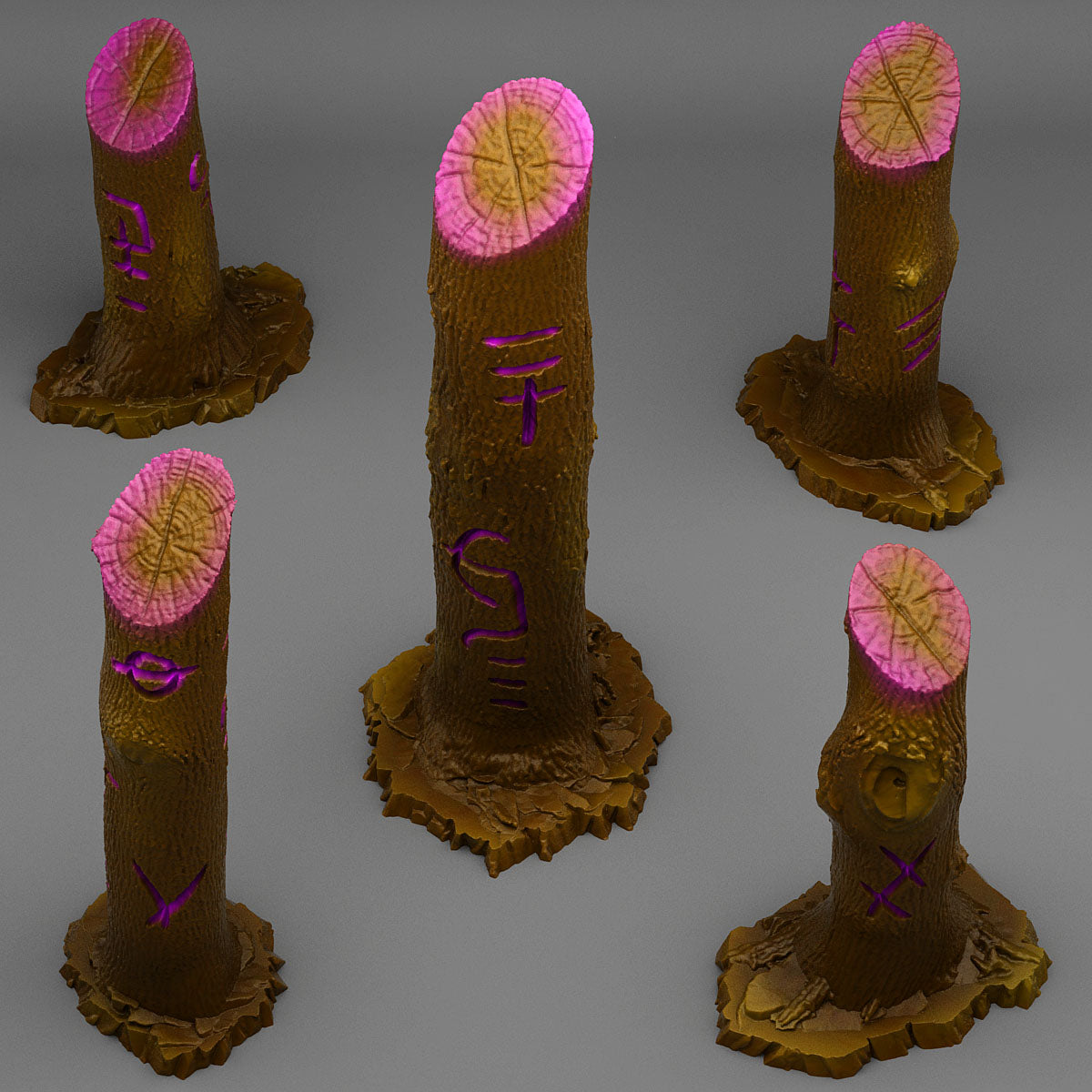 Witch Cursed Trees - Plants & Rocks Dez - Print Your Monsters
