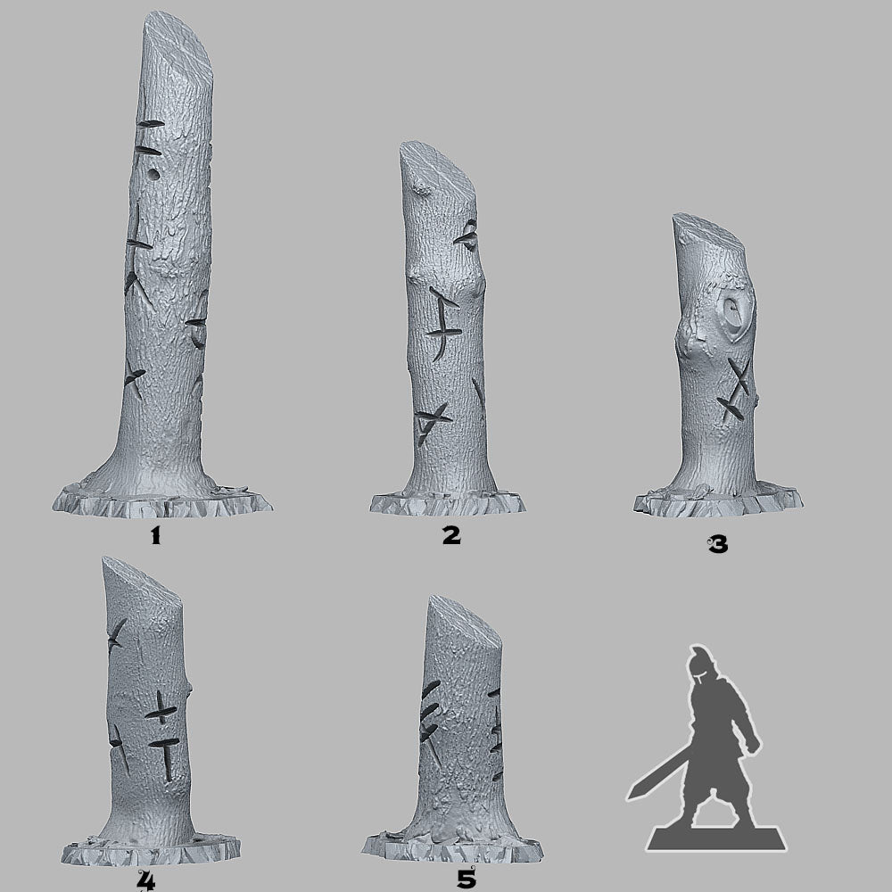Witch Cursed Trees - Plants & Rocks Dez - Print Your Monsters