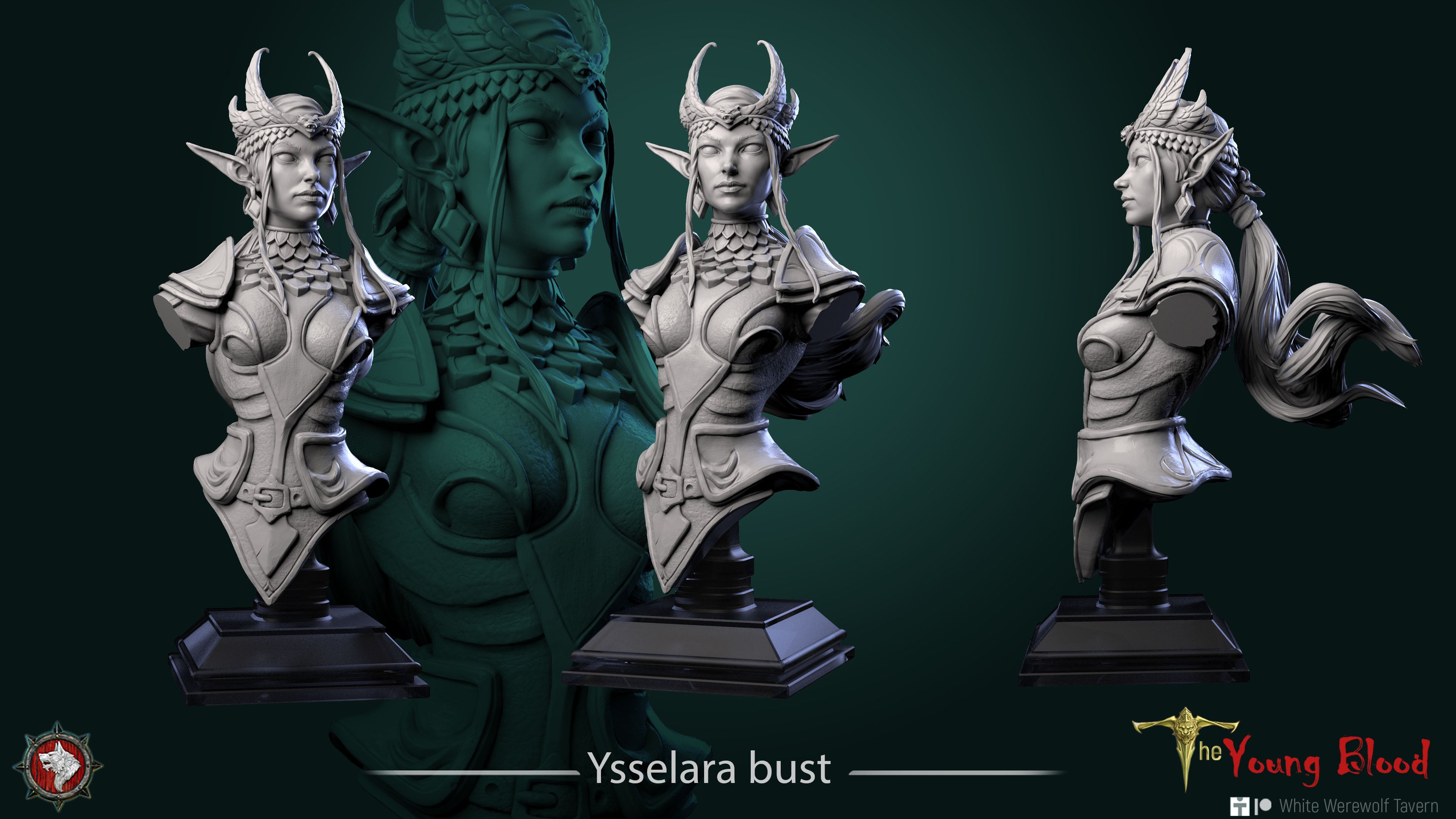 Ysselara - Bust aus der Reihe The Young Blood von White Werewolf Tavern