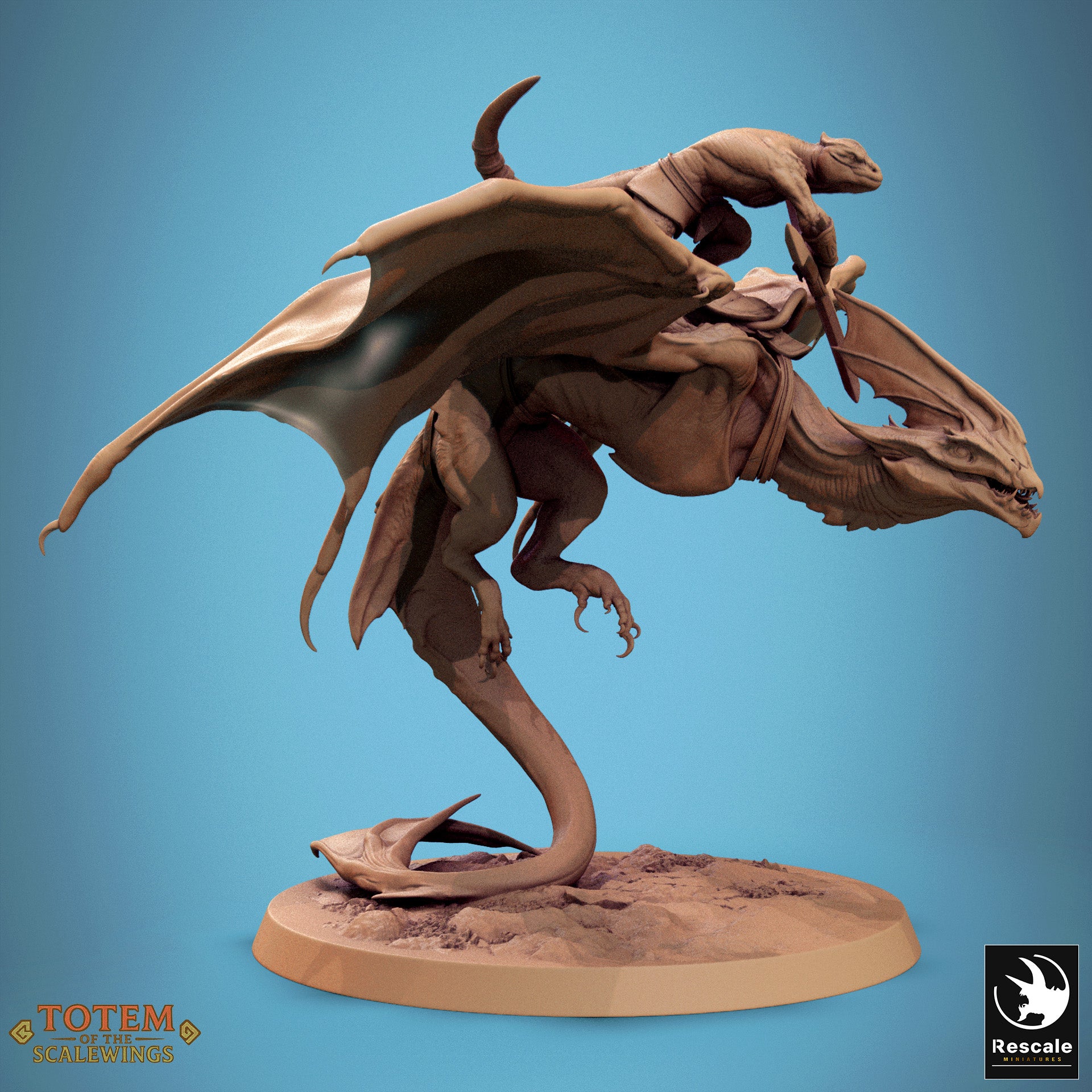 Zycoalt - aus der Reihe Totem of the Scalewings von Rescale Miniatures