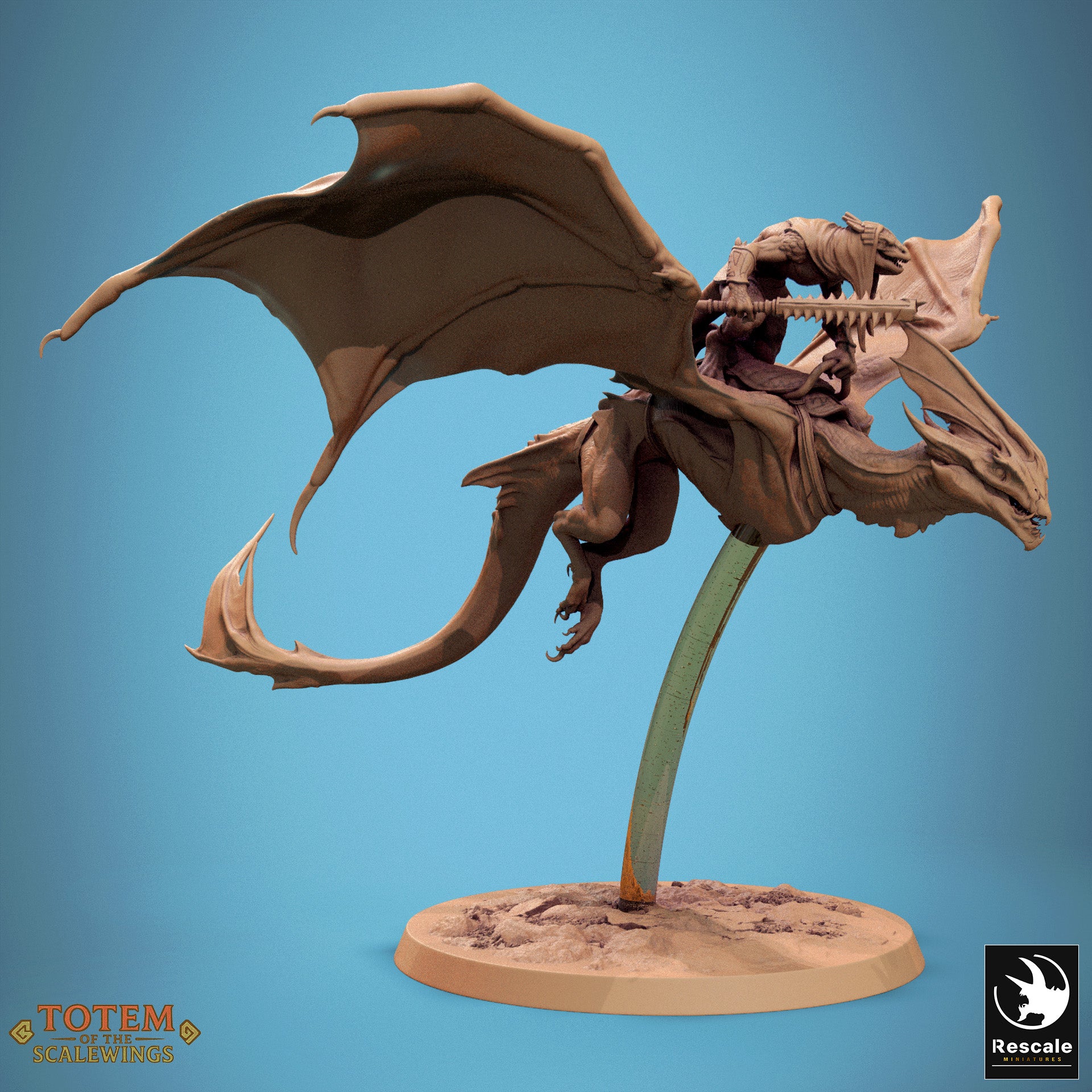 Zycoalt - aus der Reihe Totem of the Scalewings von Rescale Miniatures