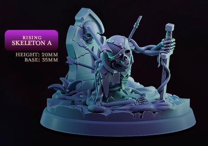 Rising Skeletons - Rise of the Undead - Cast n Play